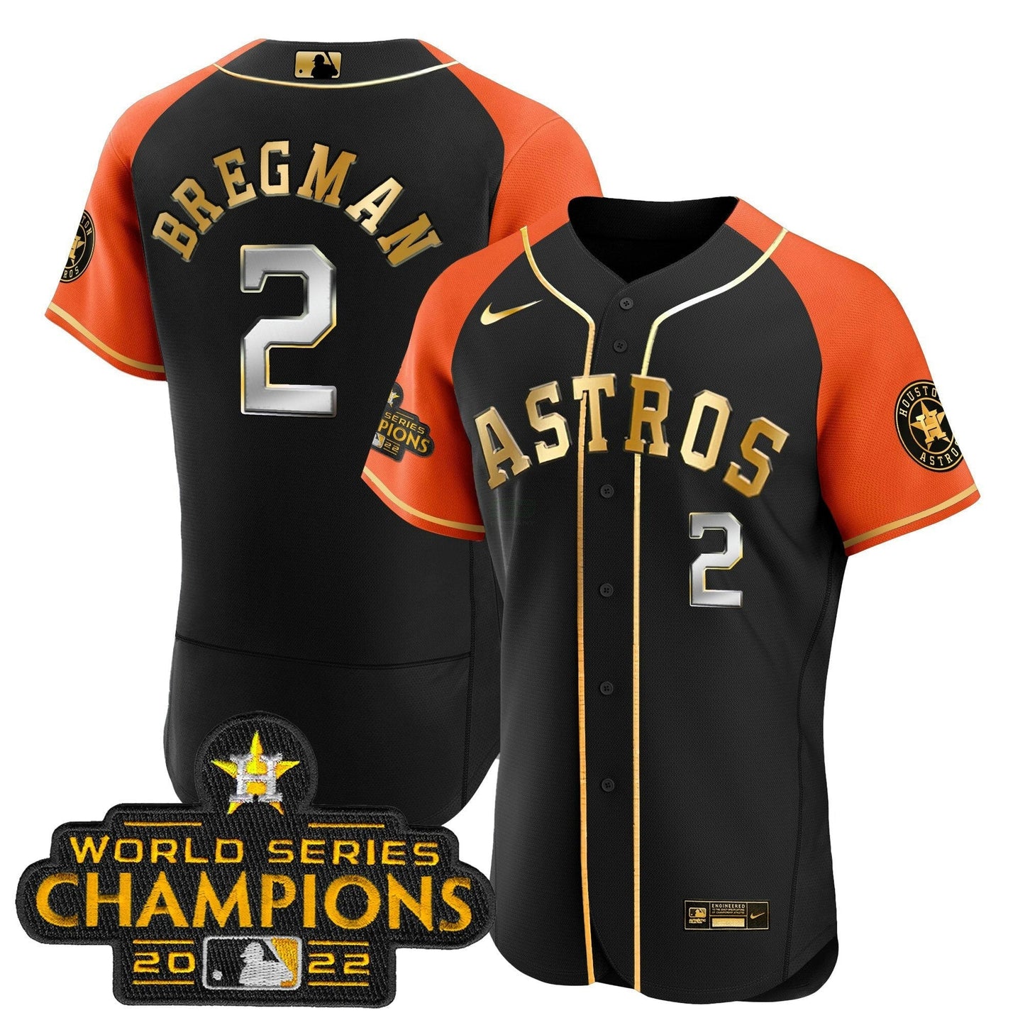 Camisa MLB Men’s 2023 Dourada Alternativa Flex Base Jersey