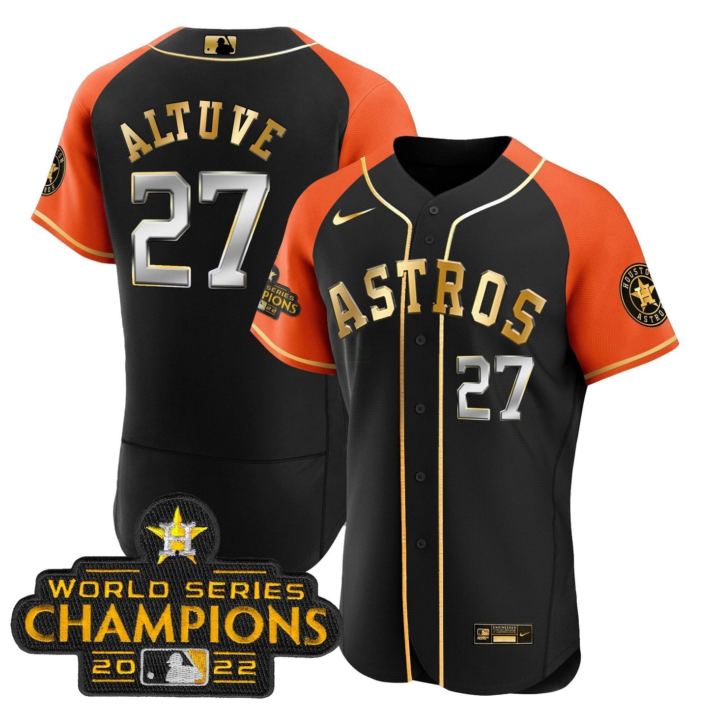 Camisa MLB Men’s 2023 Dourada Alternativa Flex Base Jersey