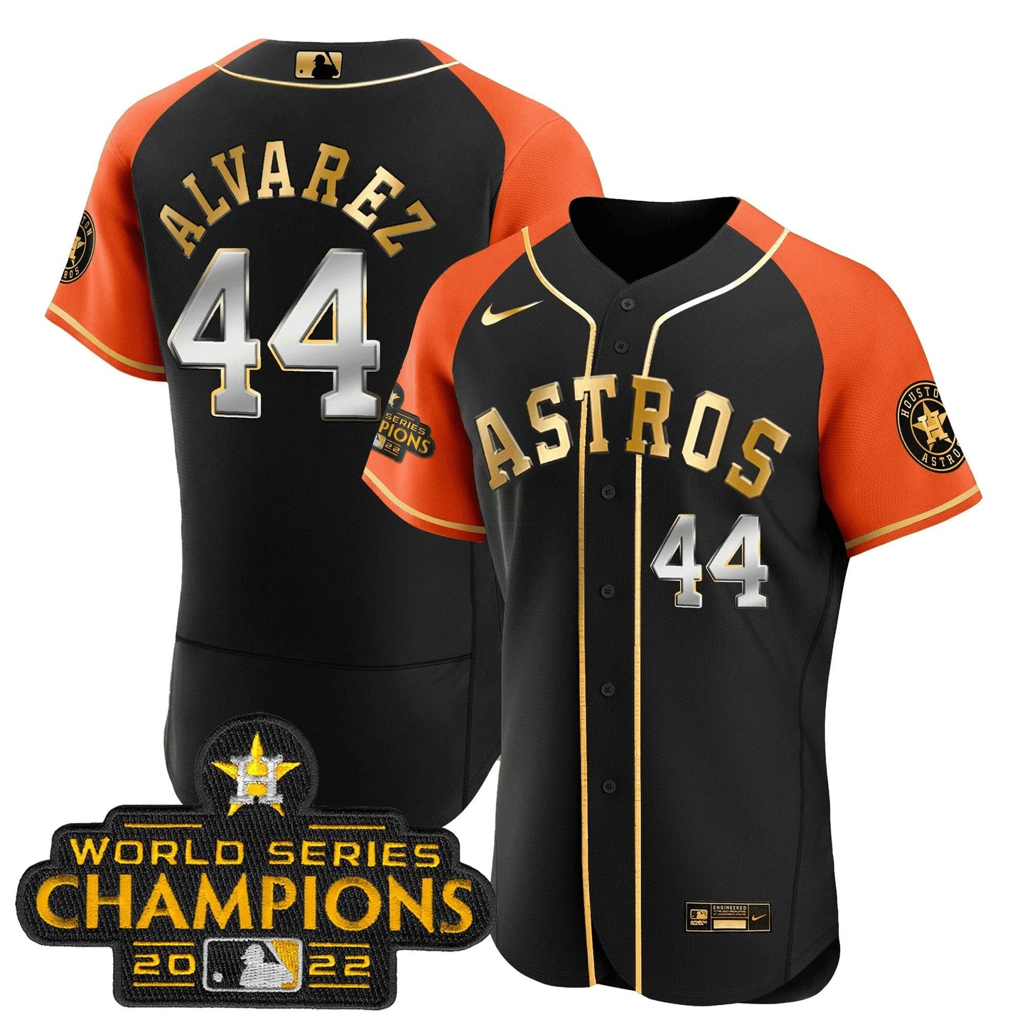 Camisa MLB Men’s 2023 Dourada Alternativa Flex Base Jersey