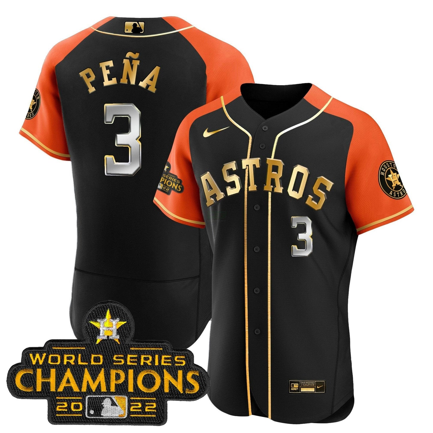 Camisa MLB Men’s 2023 Dourada Alternativa Flex Base V2 Jersey