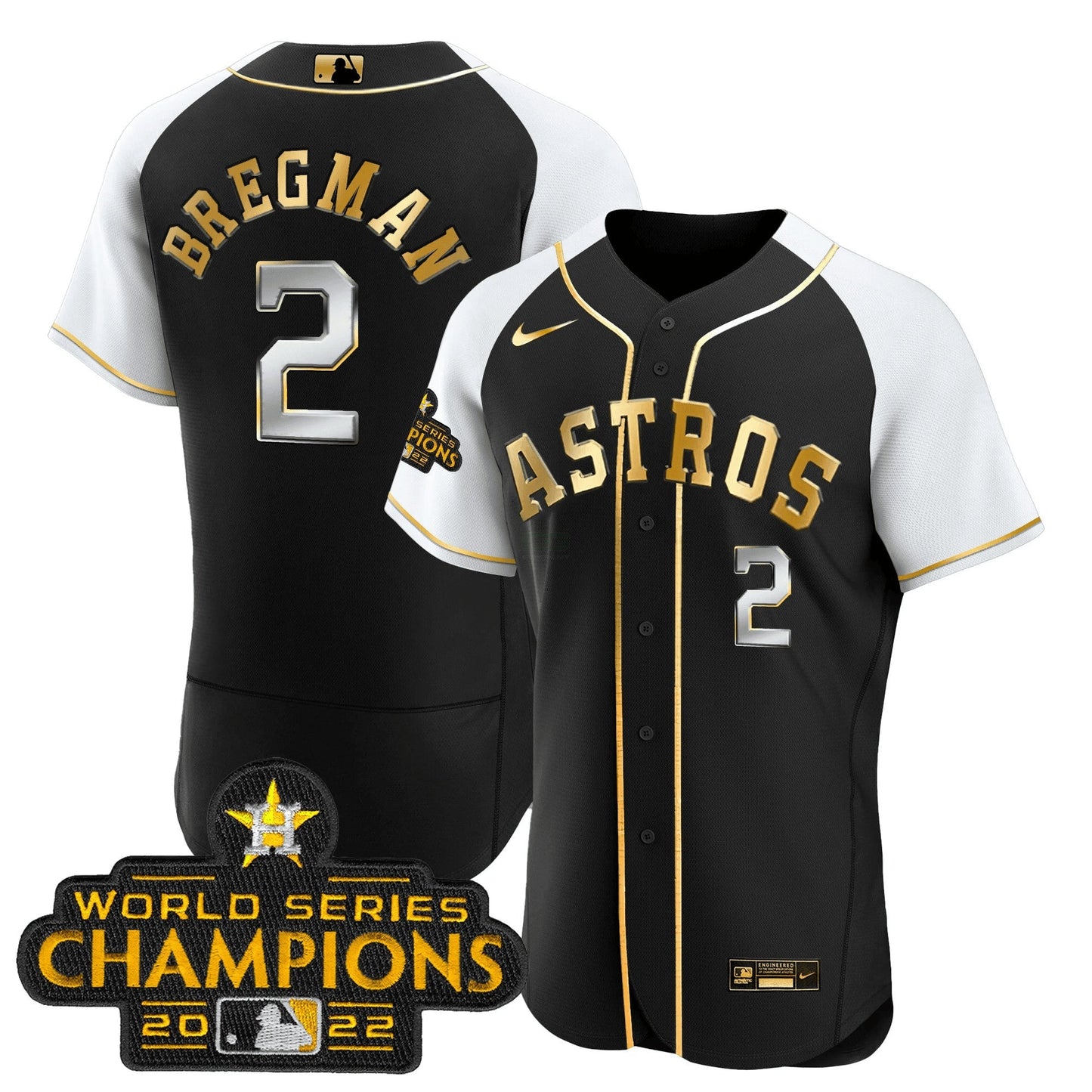 Camisa MLB Men’s 2023 Dourada Flex Base Collection Jersey