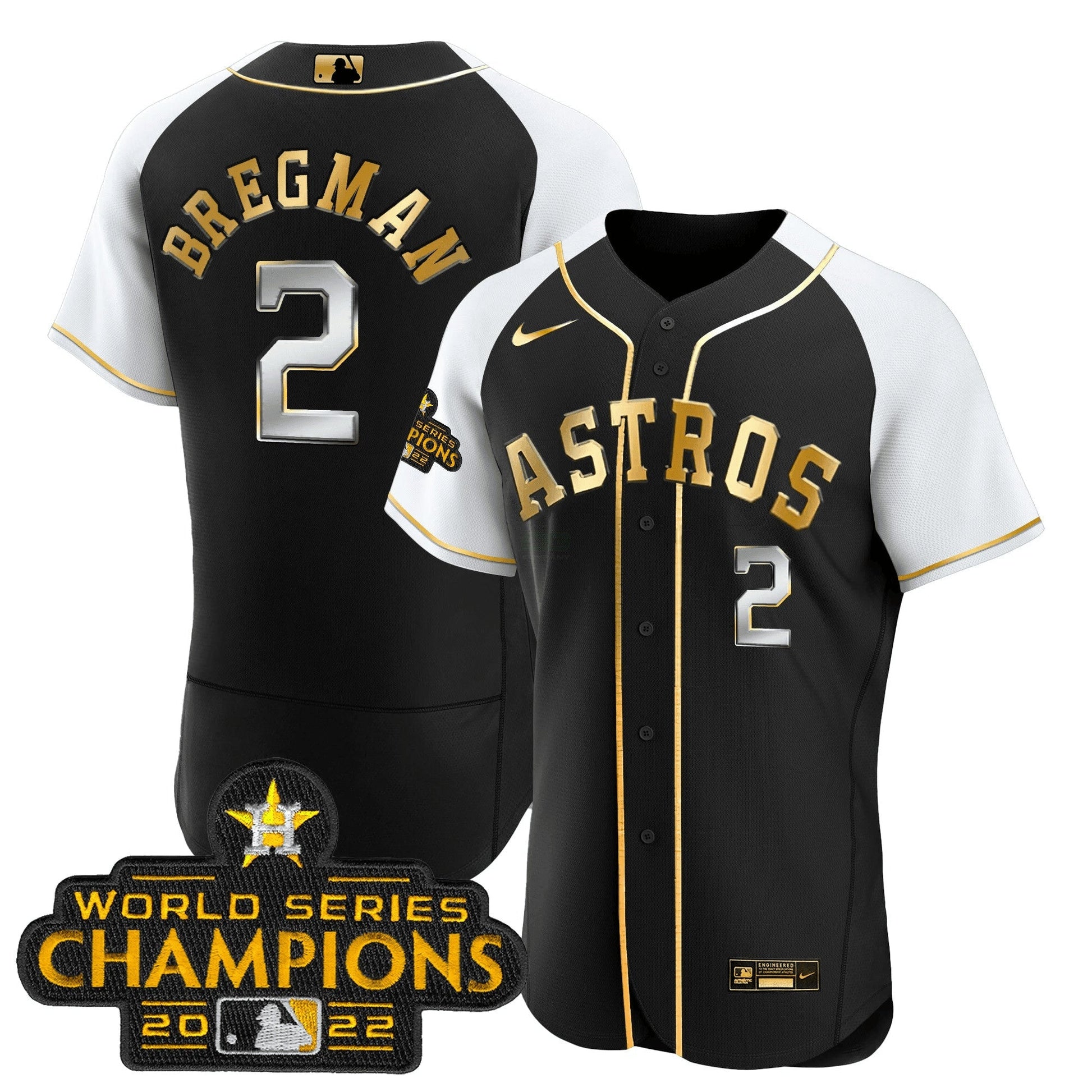 Camisa MLB Men’s 2023 Dourada Flex Base Collection Jersey