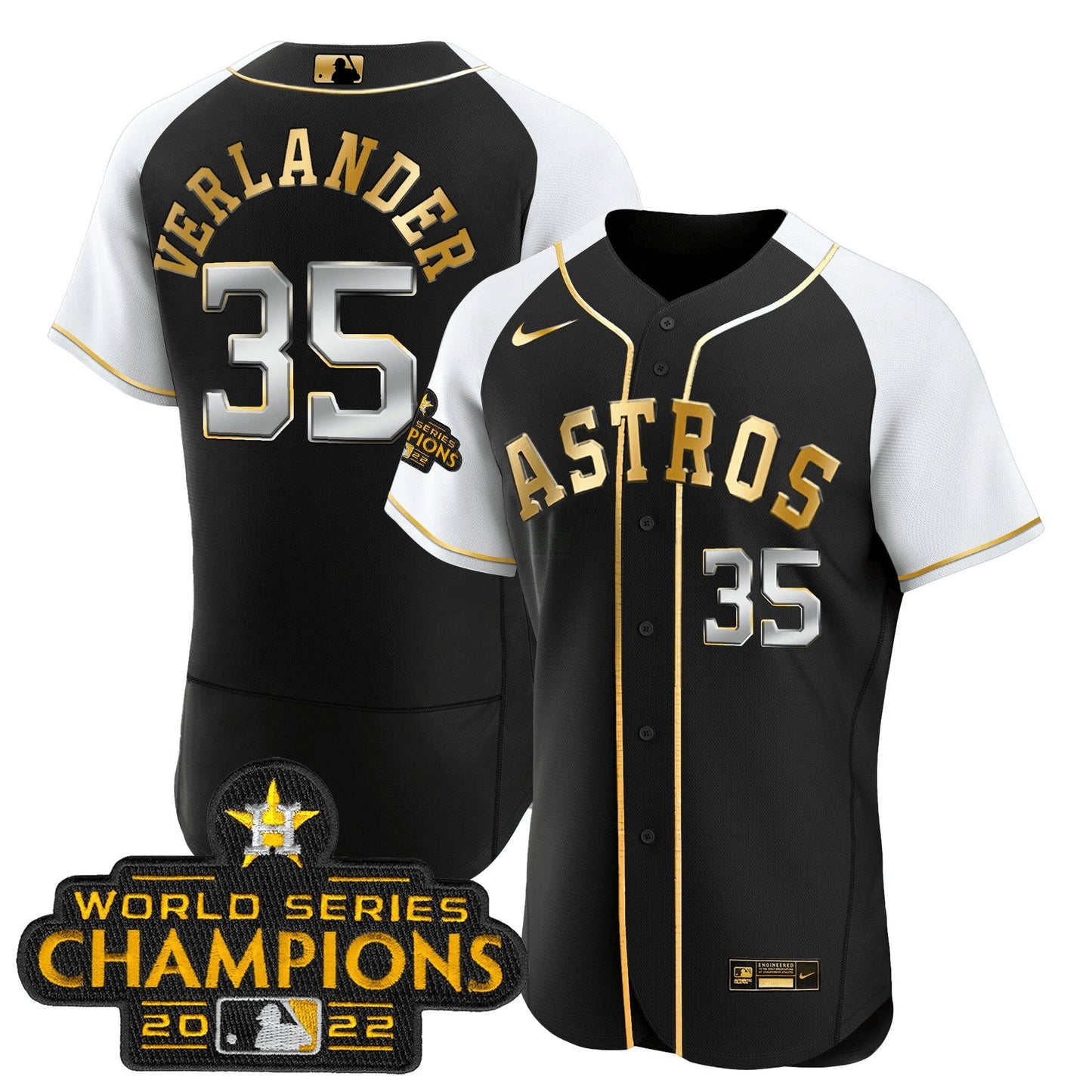 Camisa MLB Men’s 2023 Dourada Flex Base Collection Jersey
