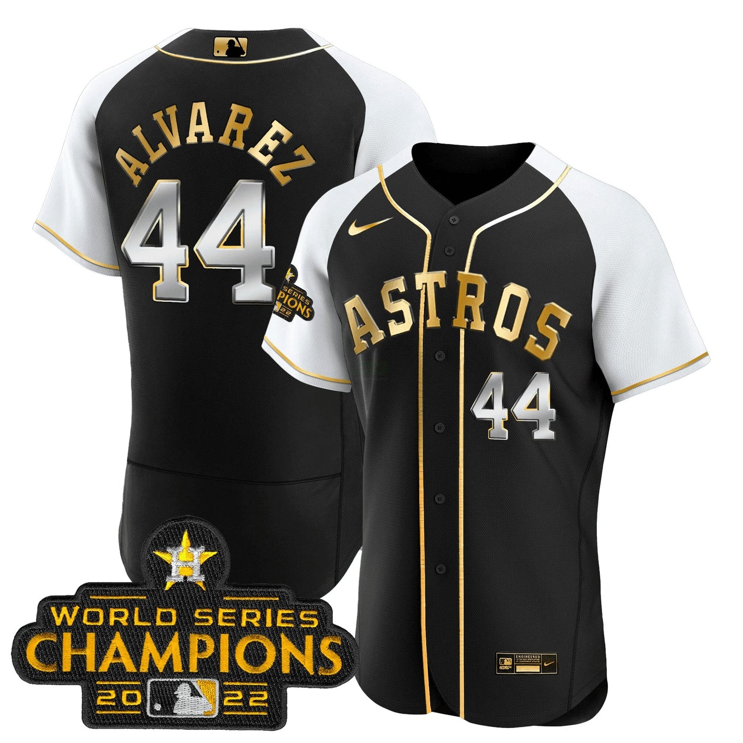 Camisa MLB Men’s 2023 Dourada Flex Base Collection Jersey