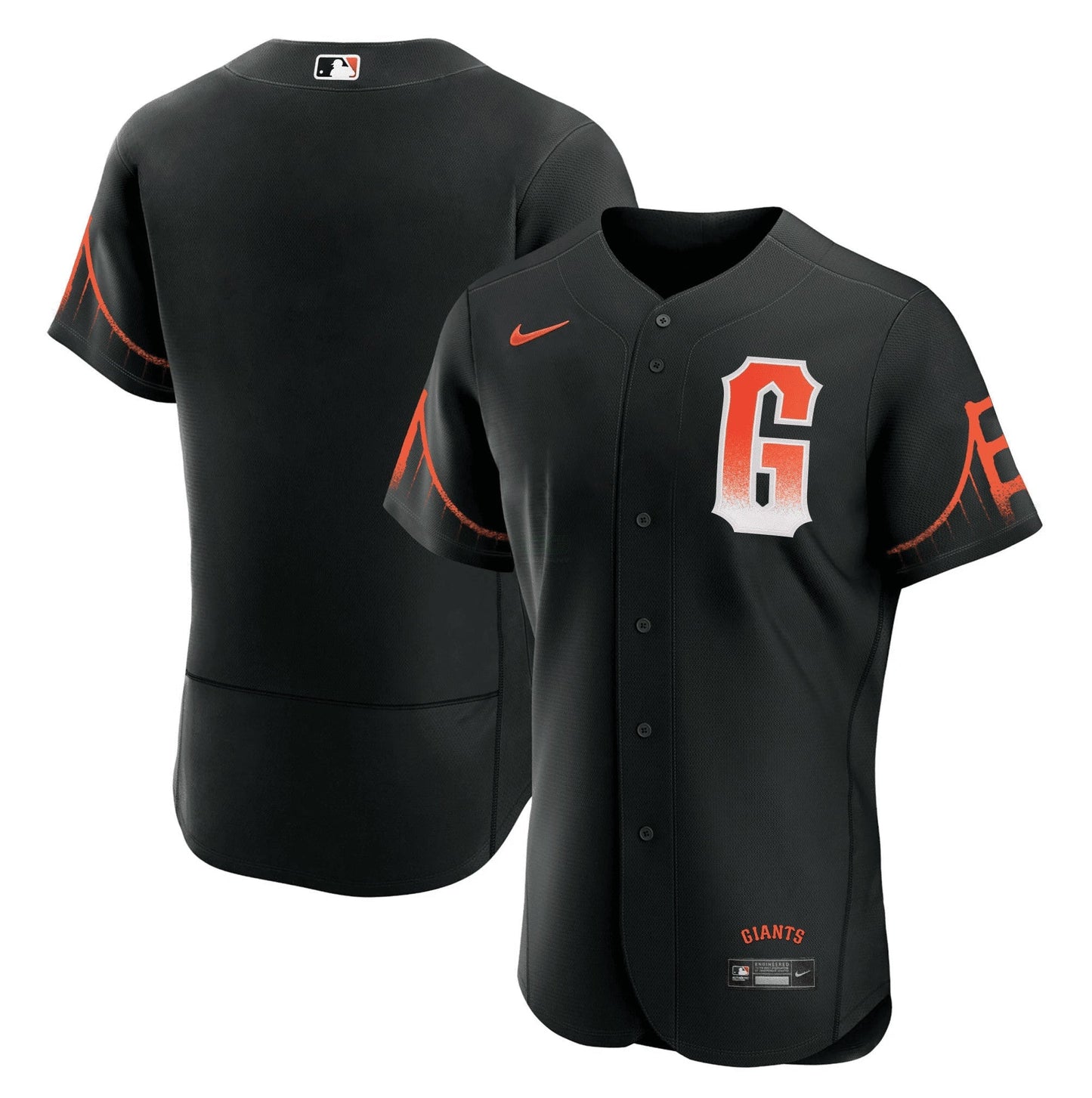 Camisa MLB Men’s 2023 Preta City Connect Jersey - Preta