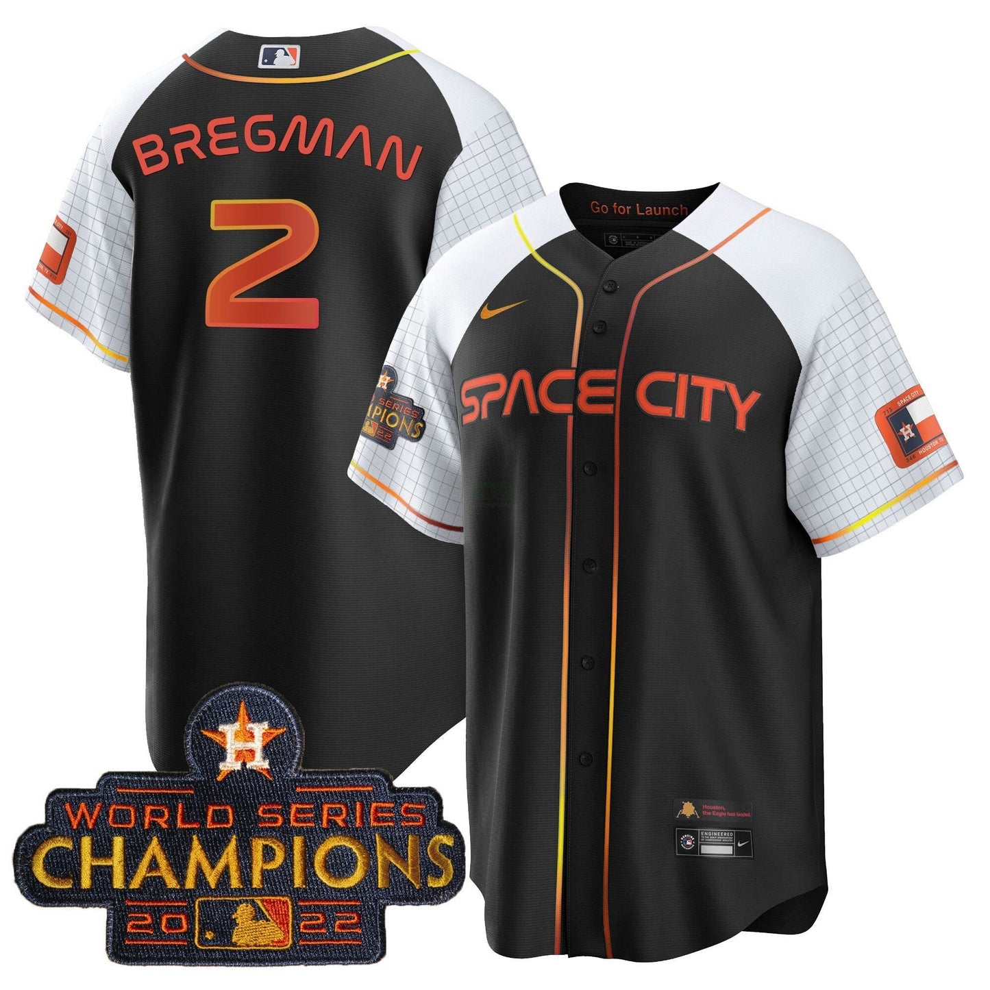 Camisa MLB Men’s 2023 Space City Champions Alternativa Cool Jersey