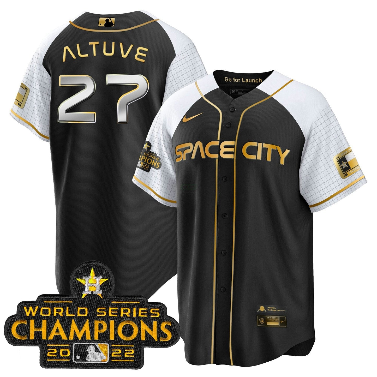 Camisa MLB Men’s 2023 Space City Champions Alternativa Cool Jersey