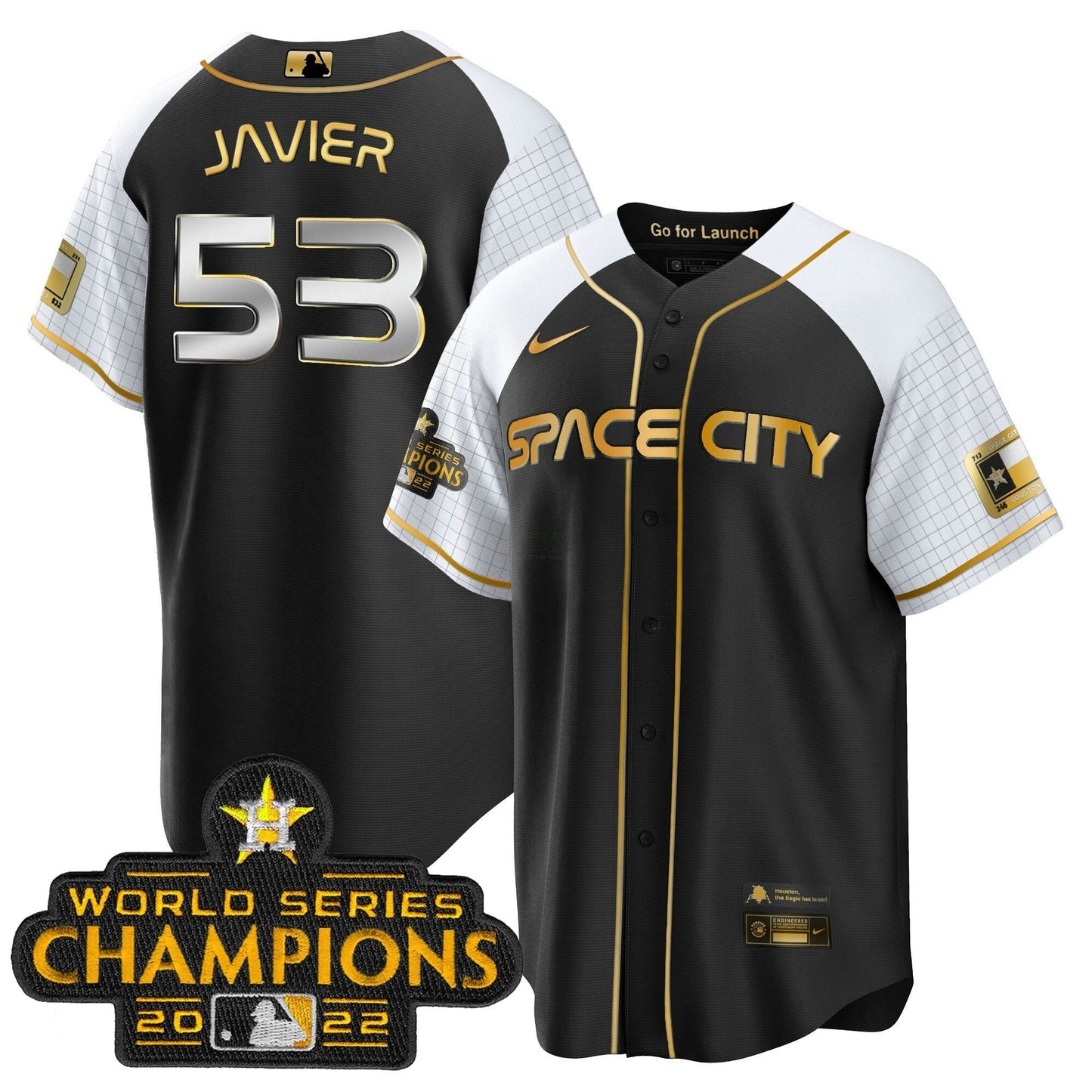 Camisa MLB Men’s 2023 Space City Champions Alternativa Cool Jersey