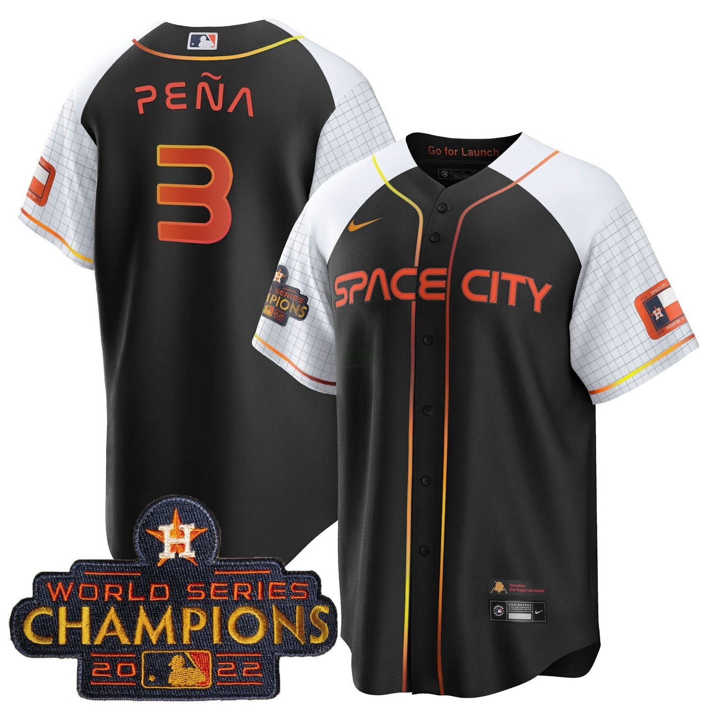 Camisa MLB Men’s 2023 Space City Champions Alternativa Cool Jersey
