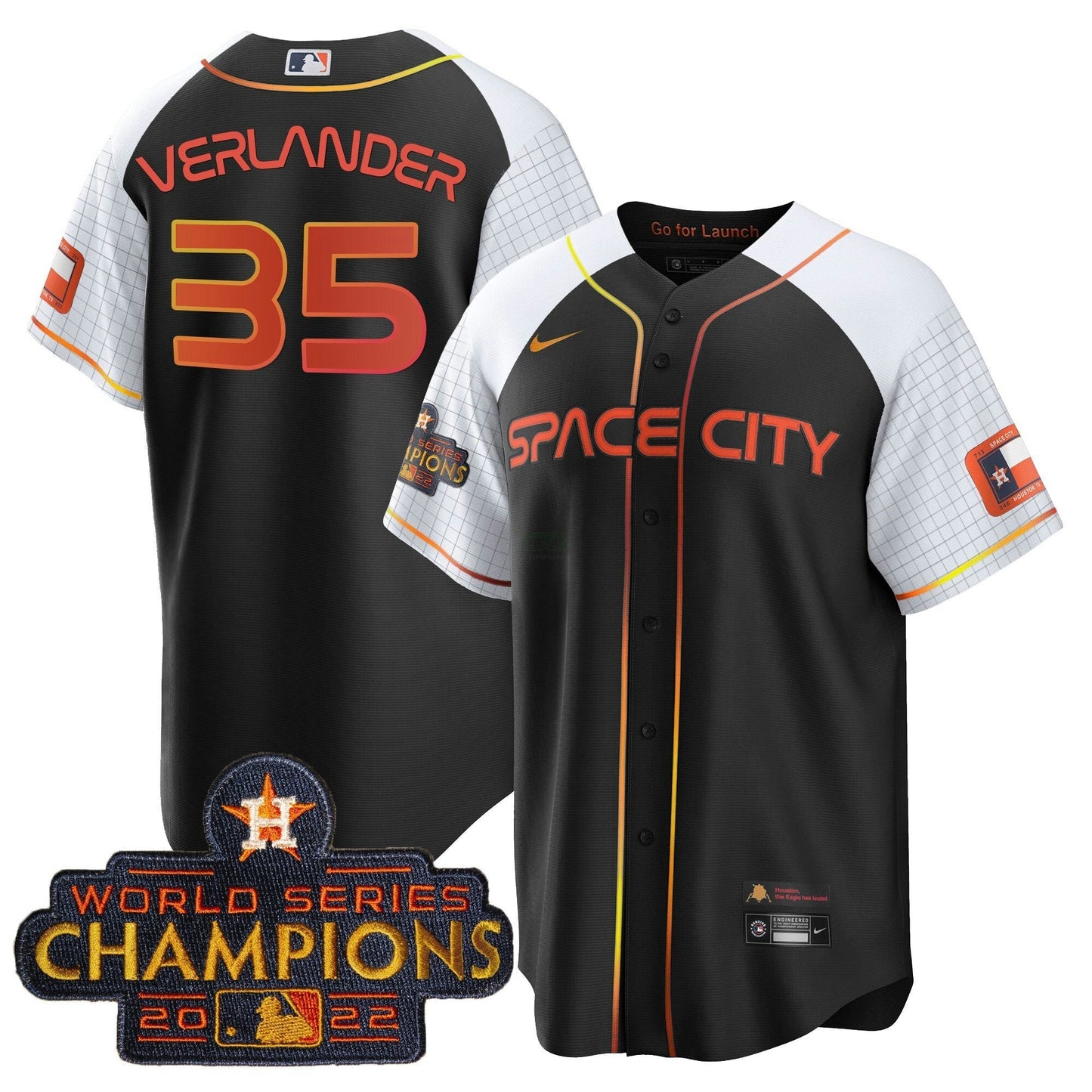 Camisa MLB Men’s 2023 Space City Champions Alternativa Cool Jersey