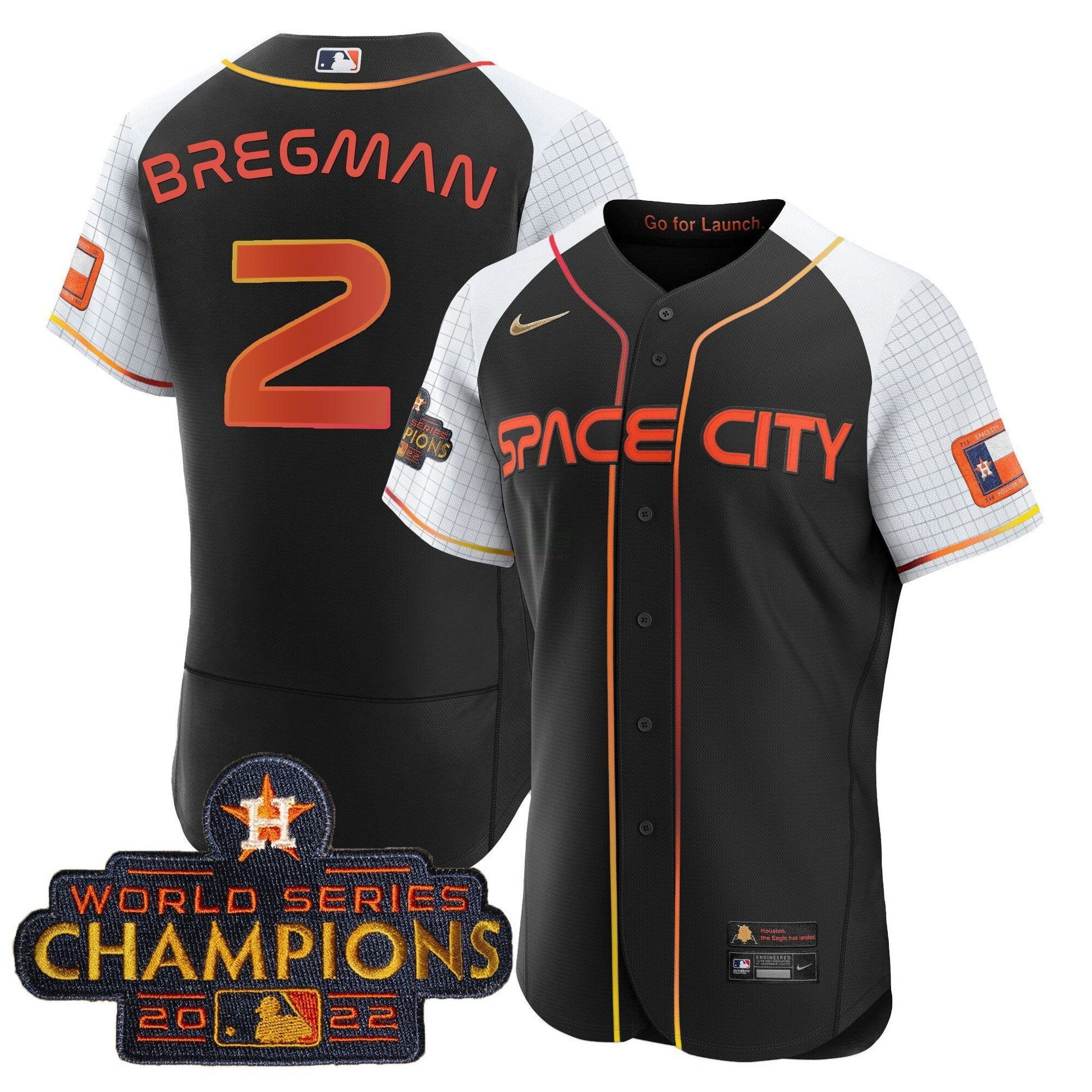 Camisa MLB Men’s 2023 Space City Champions Alternativa Flex Jersey