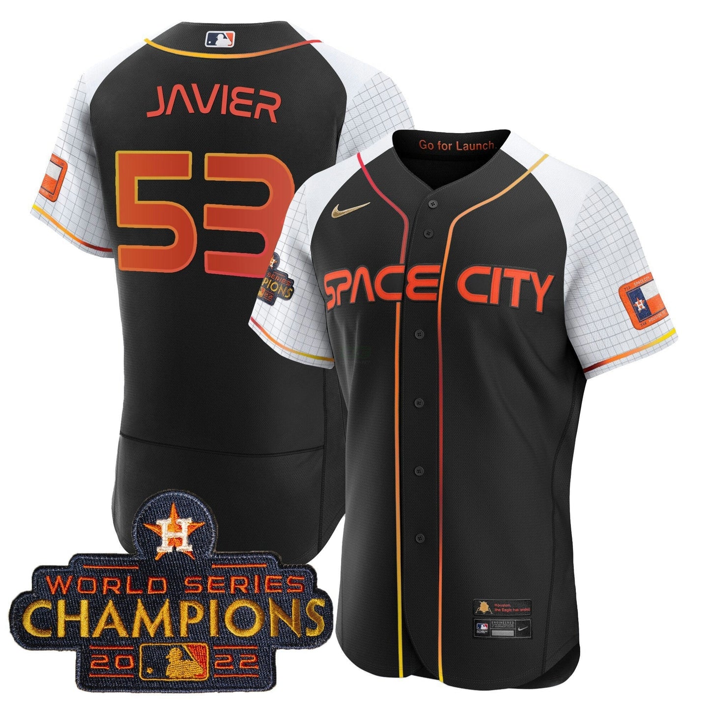 Camisa MLB Men’s 2023 Space City Champions Alternativa Flex Jersey