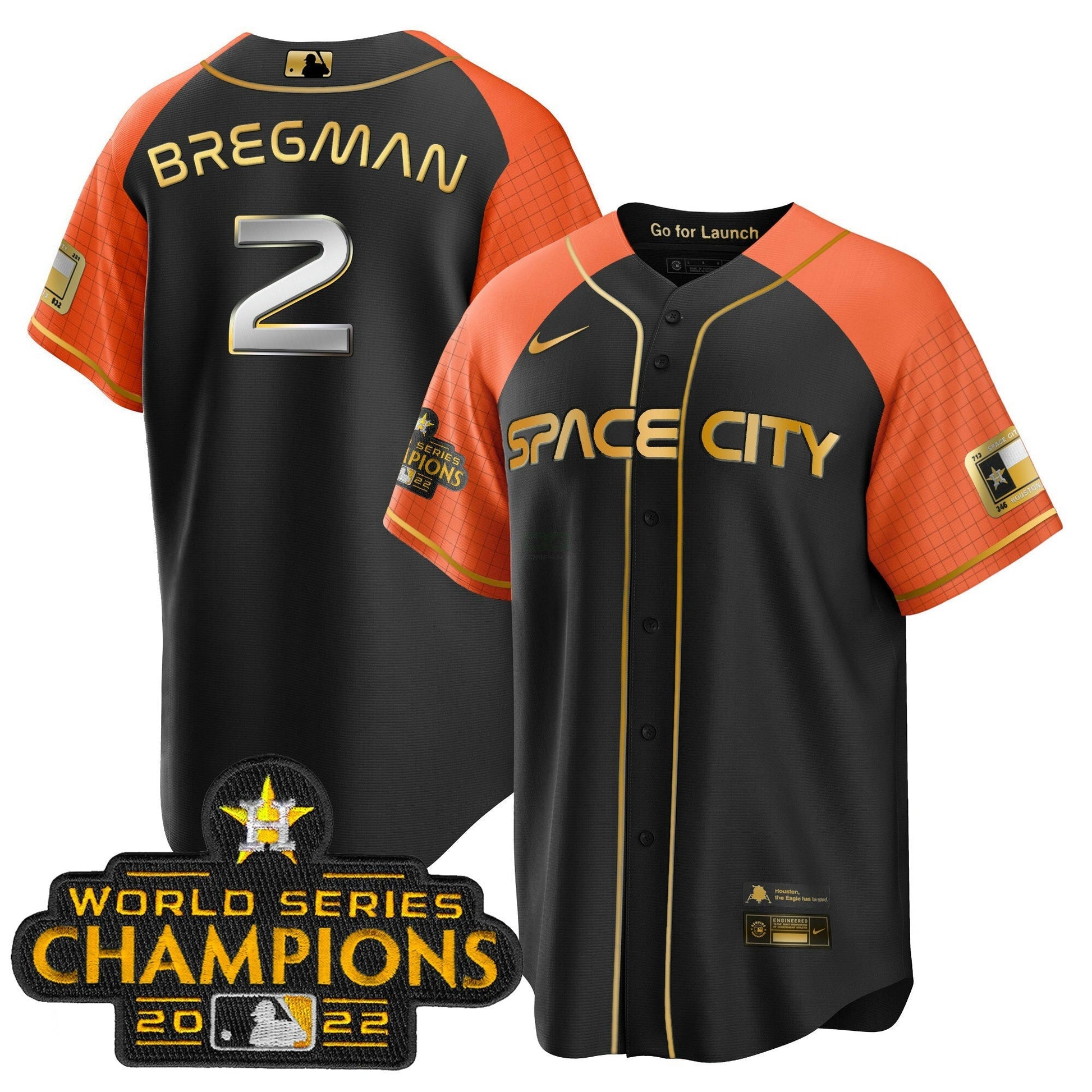 Camisa MLB Men’s 2023 Space City Champions Cool Jersey