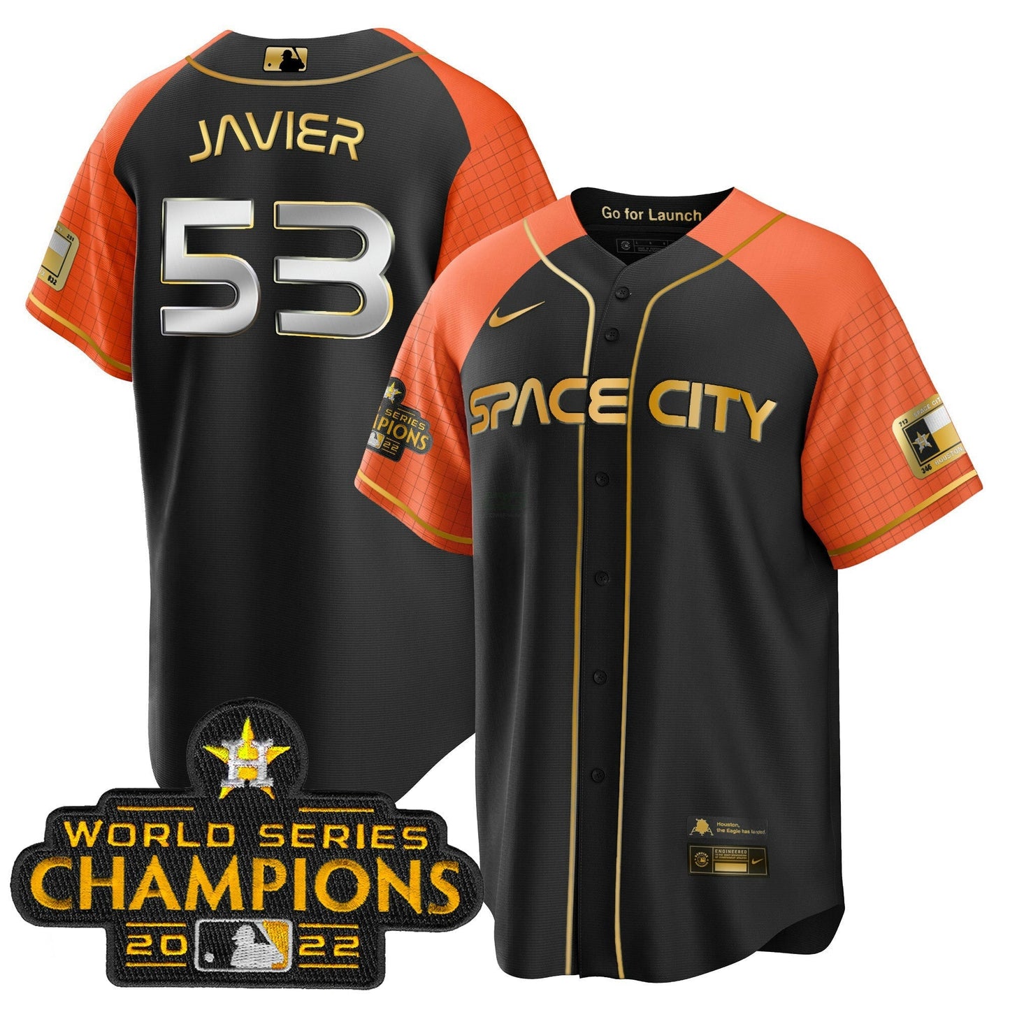 Camisa MLB Men’s 2023 Space City Champions Cool Jersey