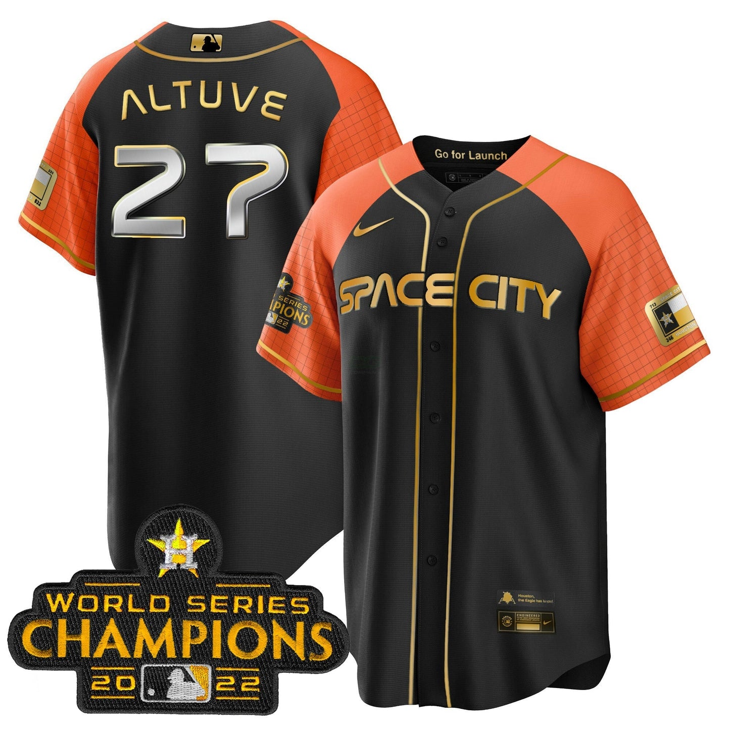 Camisa MLB Men’s 2023 Space City Champions Cool Jersey