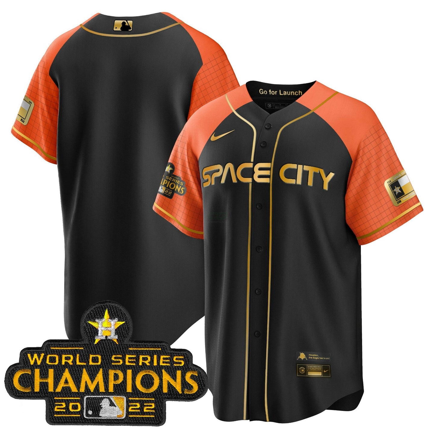 Camisa MLB Men’s 2023 Space City Champions Cool Jersey
