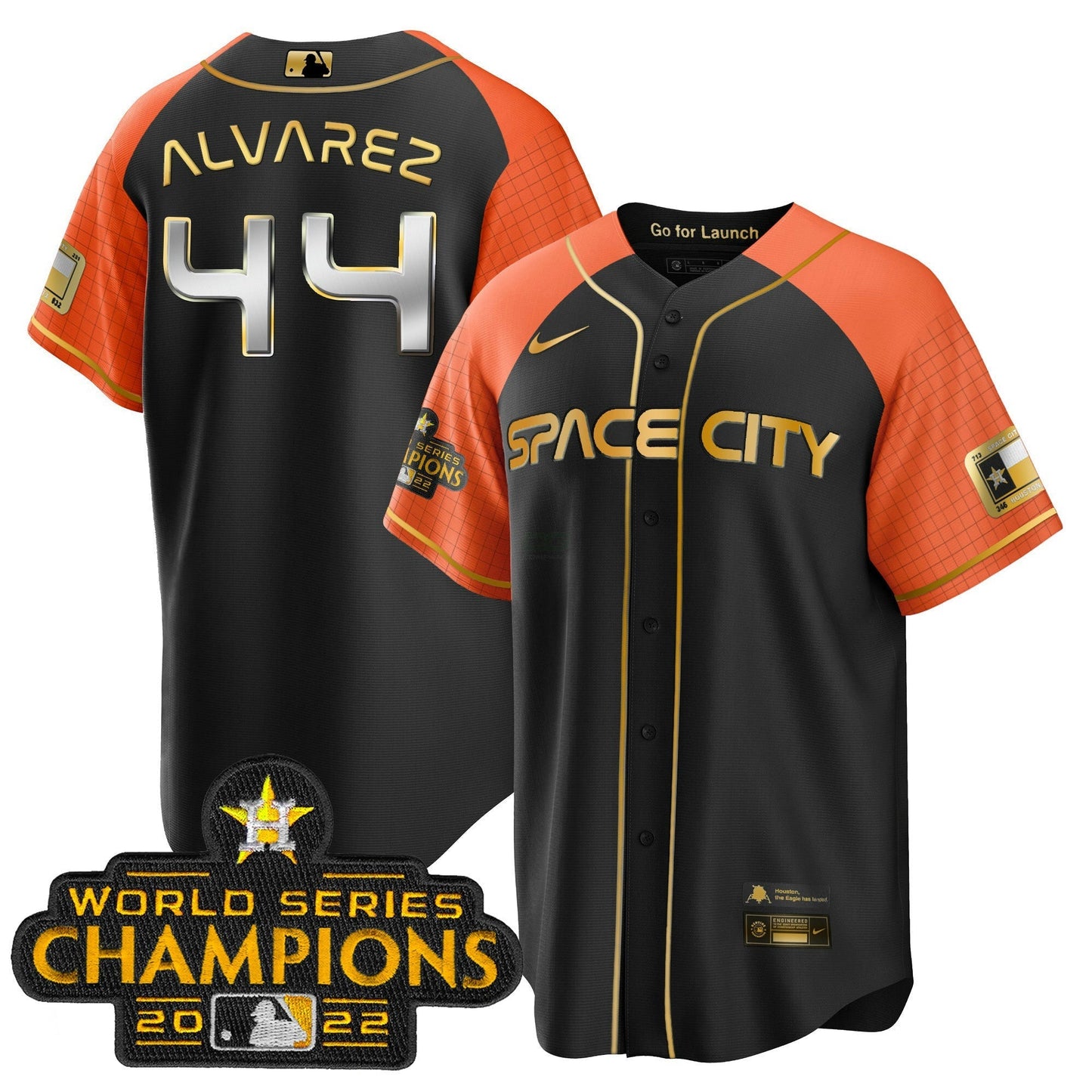 Camisa MLB Men’s 2023 Space City Champions Cool Jersey