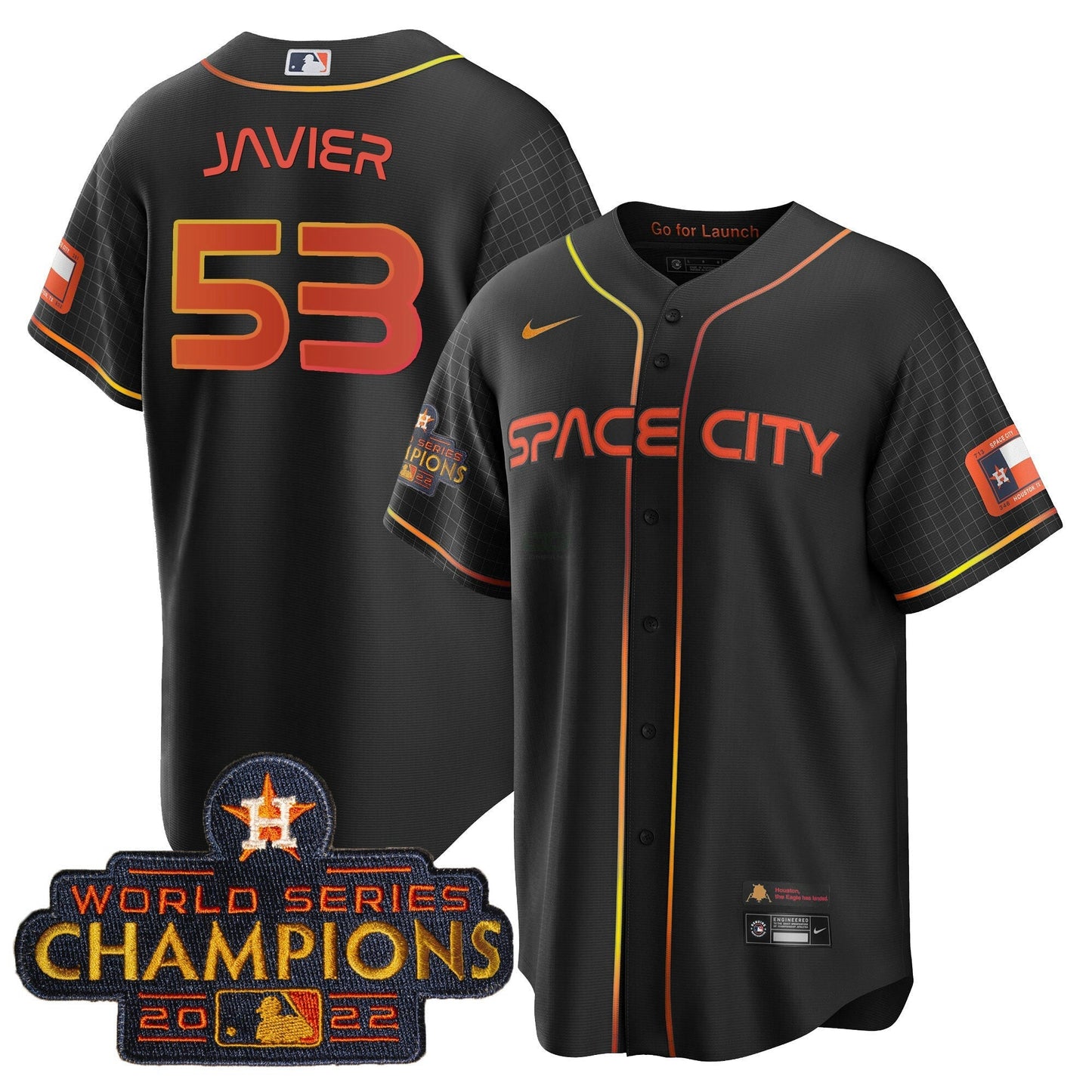 Camisa MLB Men’s 2023 Space City Champions Cool Jersey