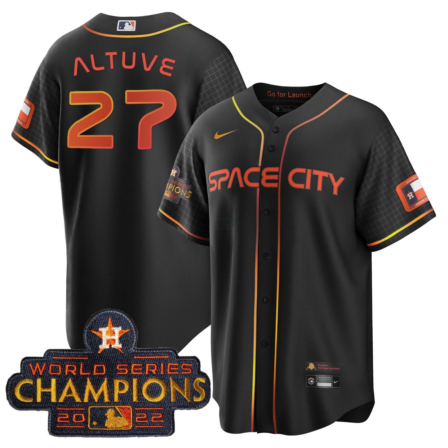 Camisa MLB Men’s 2023 Space City Champions Cool Jersey