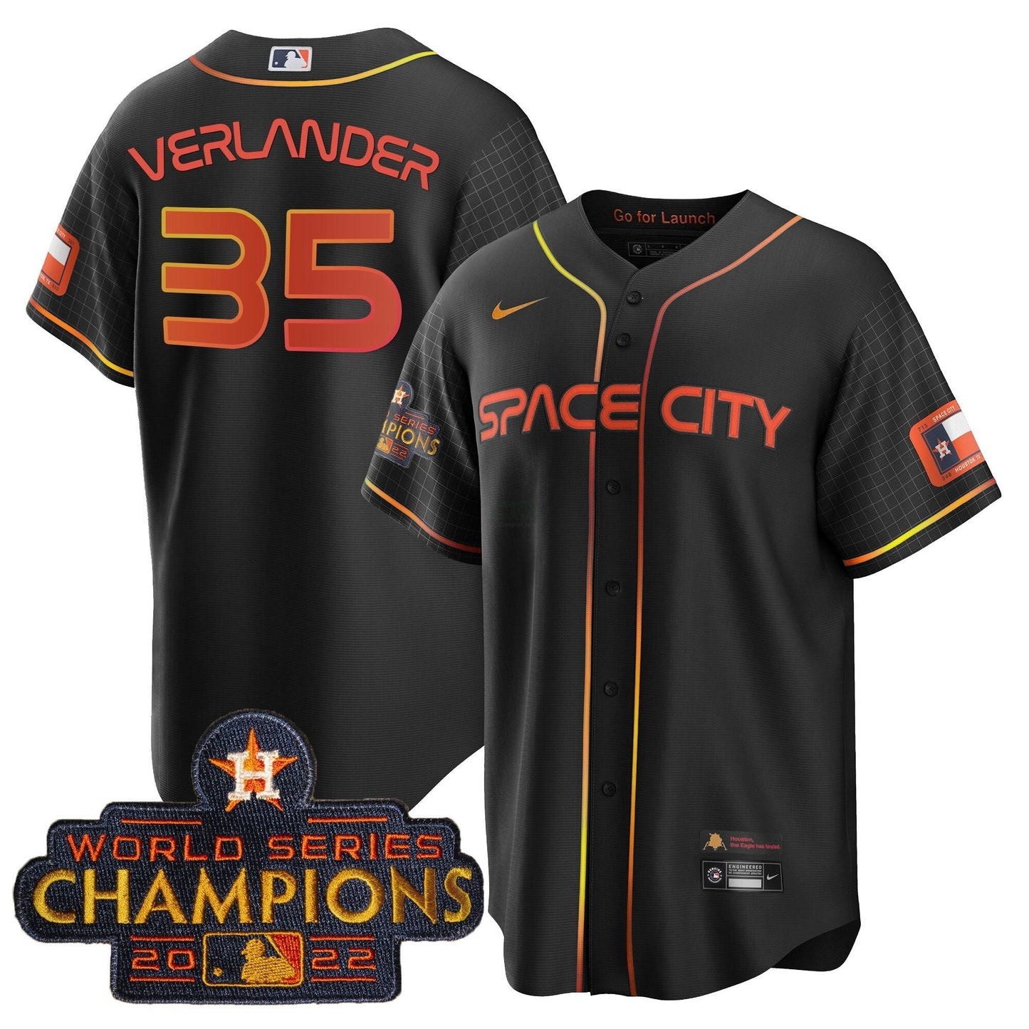 Camisa MLB Men’s 2023 Space City Champions Cool Jersey