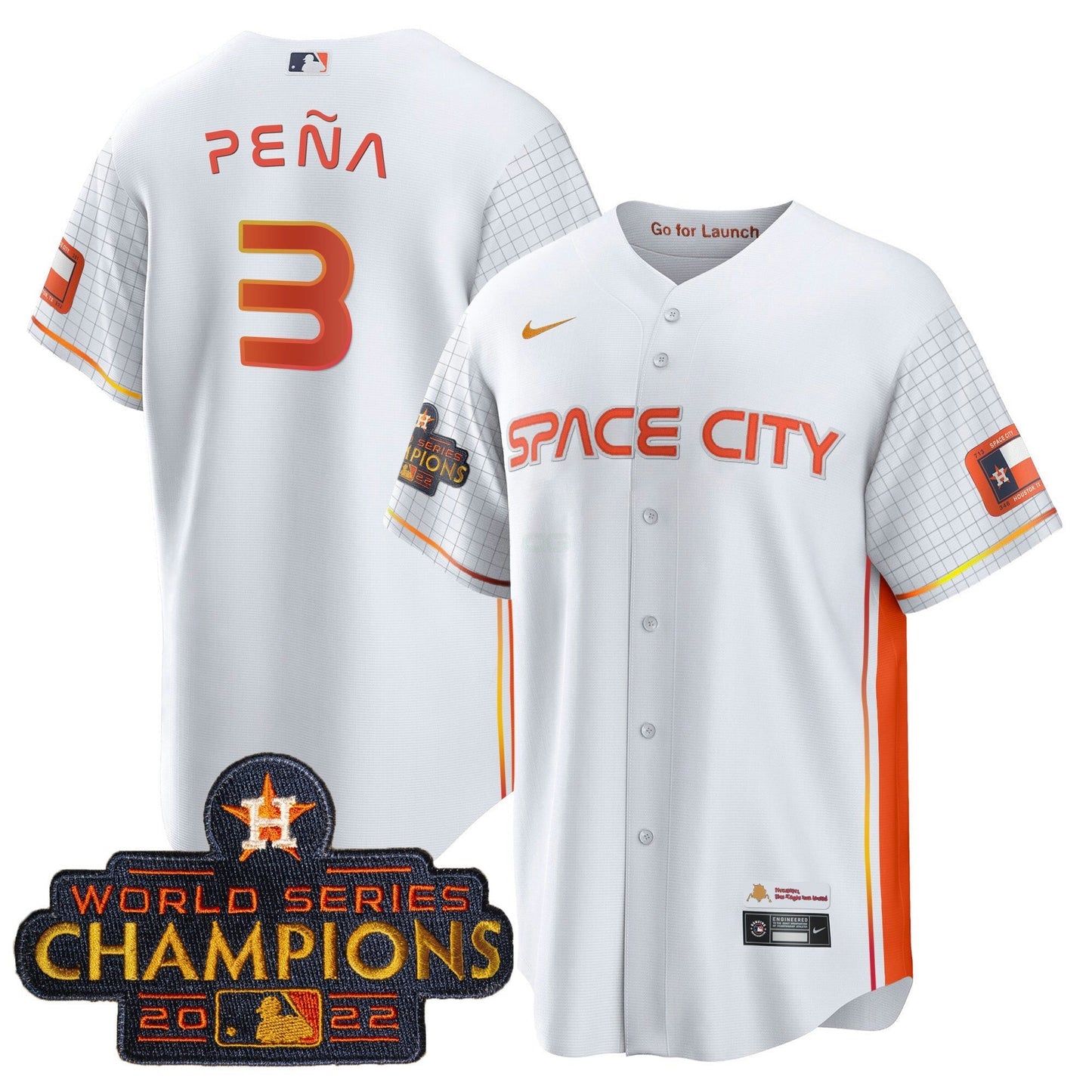 Camisa MLB Men’s 2023 Space City Champions Cool Special Jersey