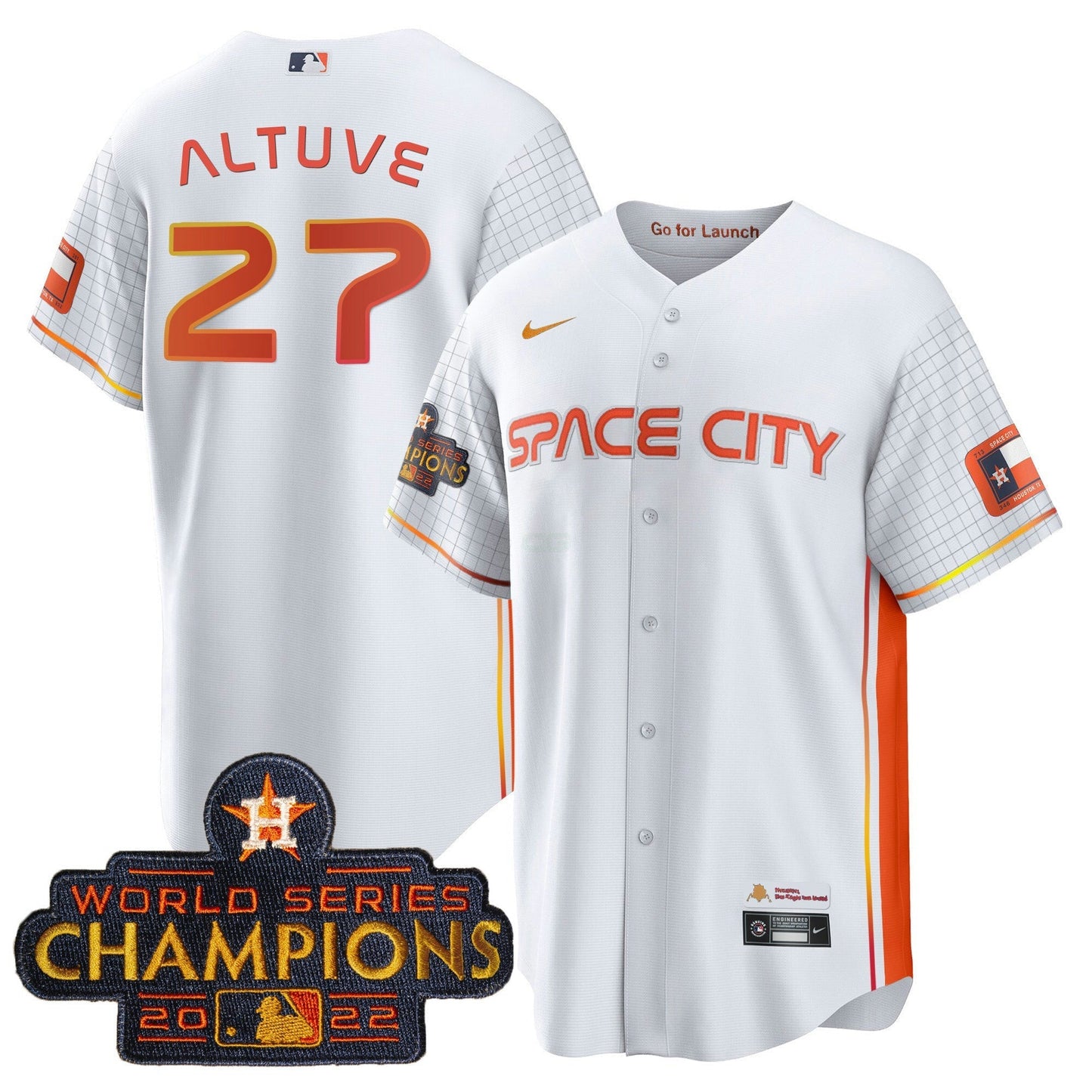 Camisa MLB Men’s 2023 Space City Champions Cool Special Jersey