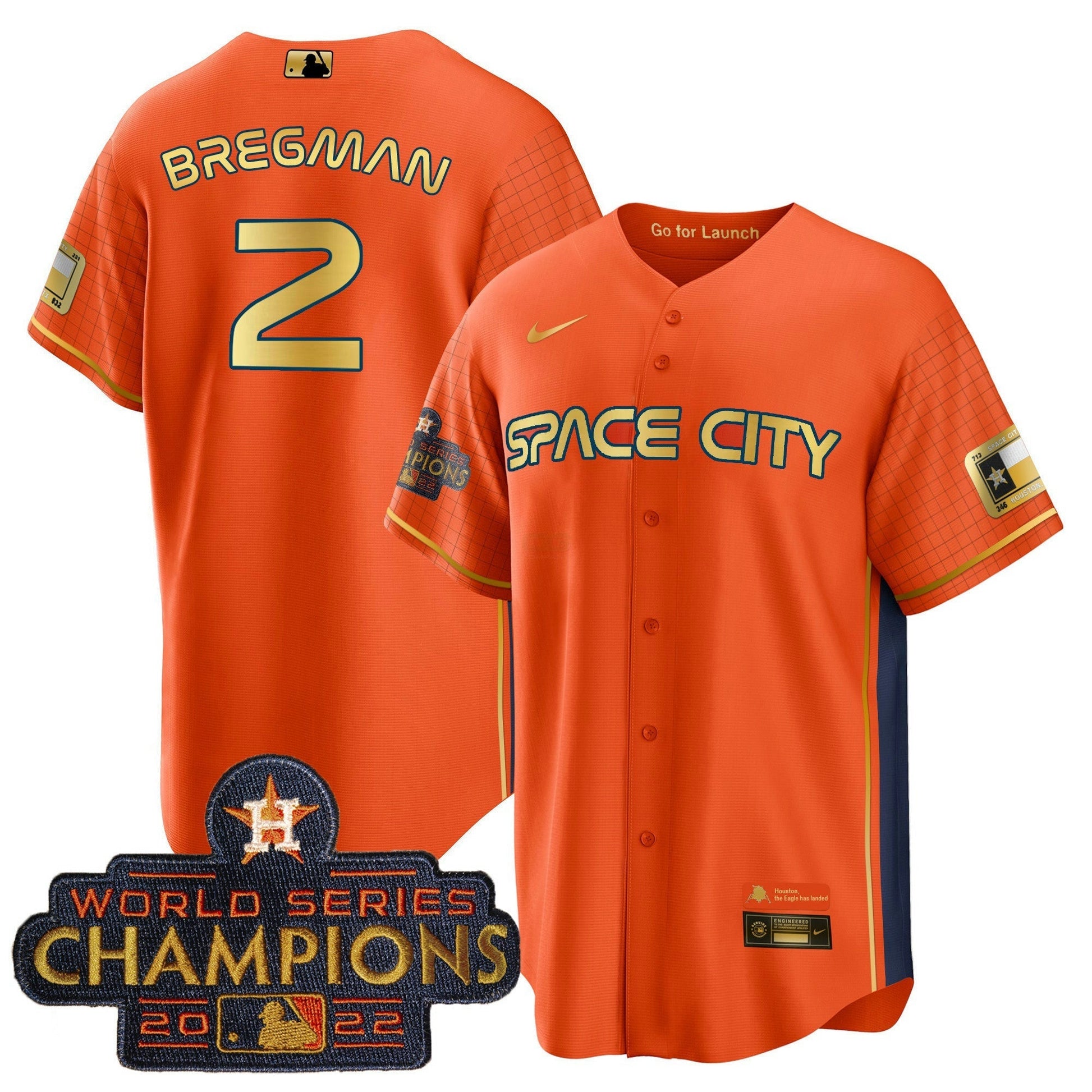 Camisa MLB Men’s 2023 Space City Champions Cool Special Jersey