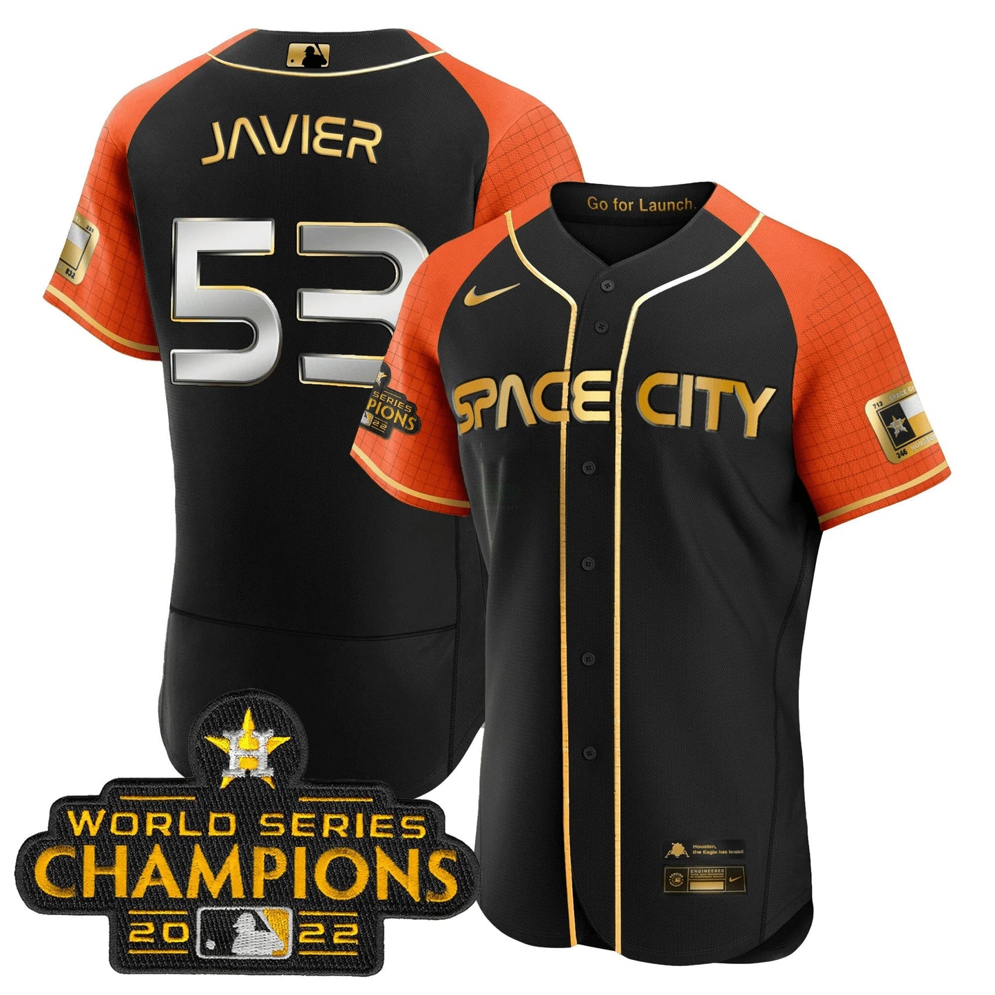 Camisa MLB Men’s 2023 Space City Champions Flex Jersey