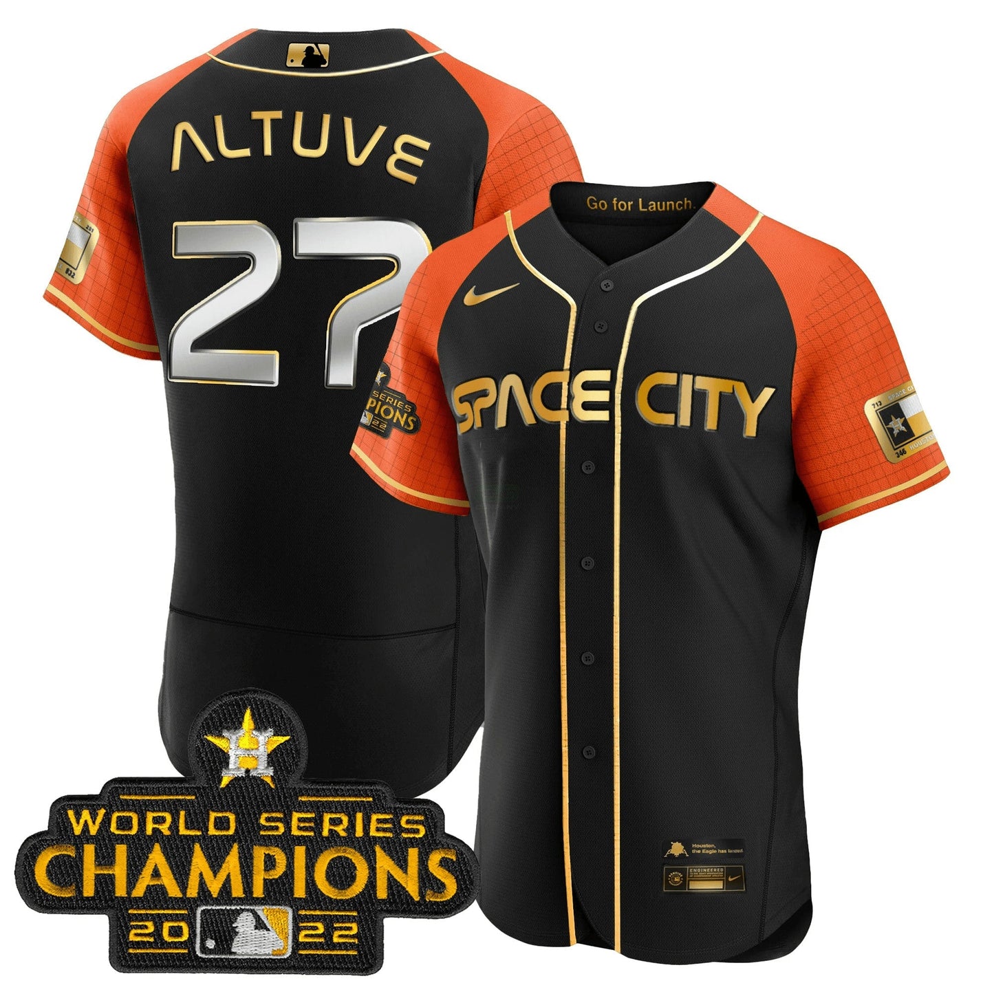 Camisa MLB Men’s 2023 Space City Champions Flex Jersey