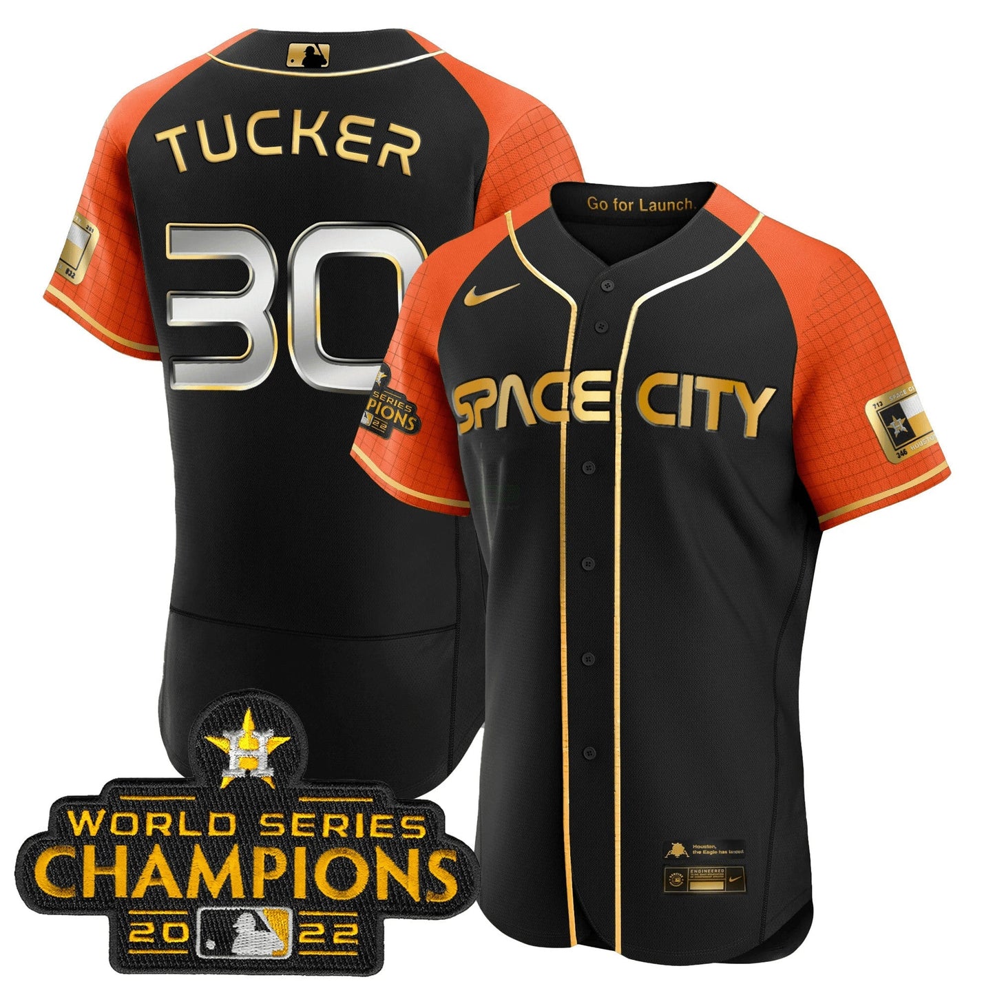 Camisa MLB Men’s 2023 Space City Champions Flex Jersey