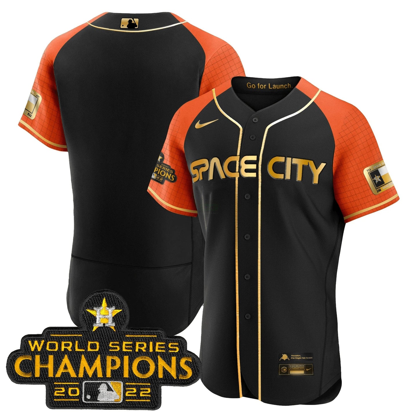 Camisa MLB Men’s 2023 Space City Champions Flex Jersey
