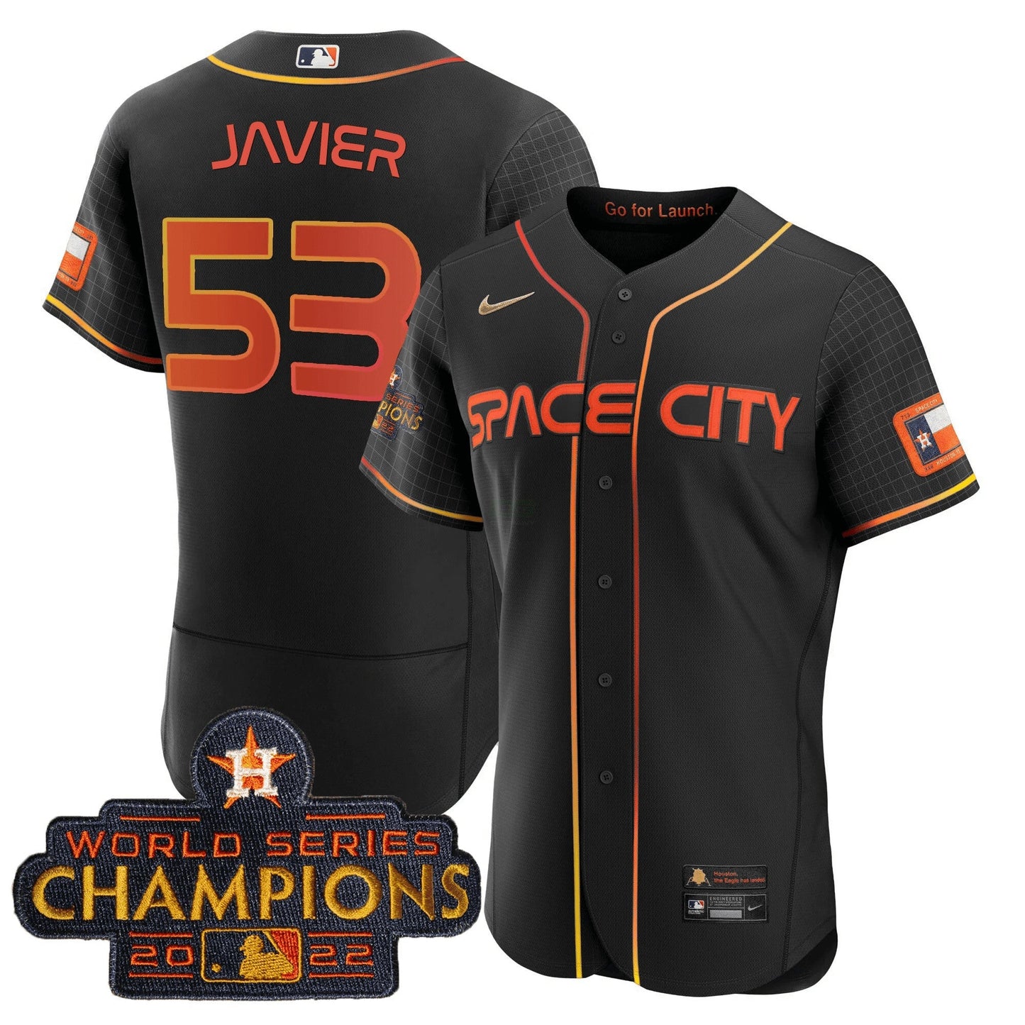 Camisa MLB Men’s 2023 Space City Champions Flex Jersey