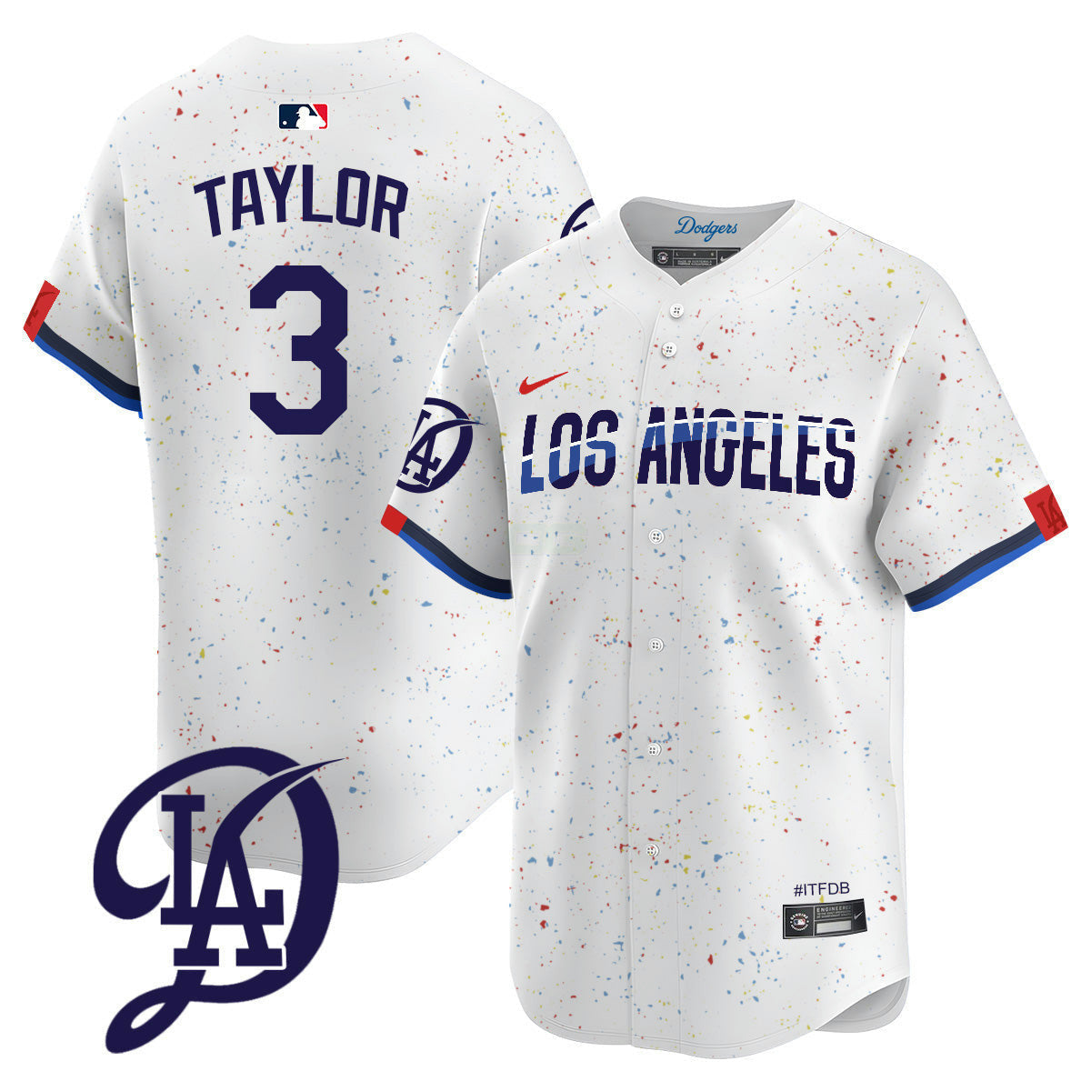 Camisa MLB Los Angeles Dodgers Men’s 2024 City Connect Vapor Premier Limited Jersey