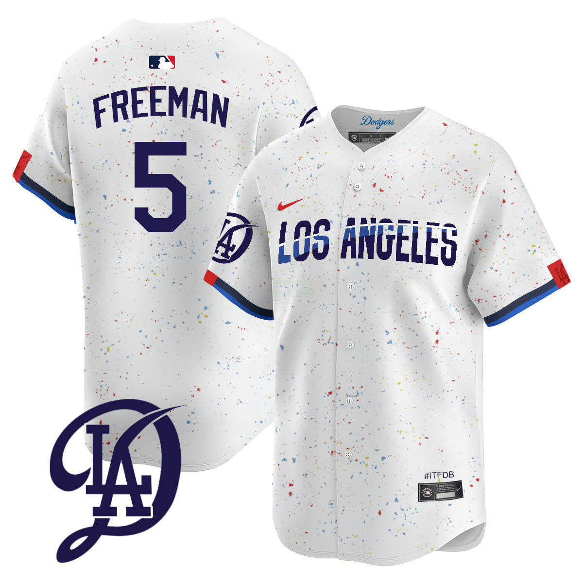 Camisa MLB Los Angeles Dodgers Men’s 2024 City Connect Vapor Premier Limited Jersey
