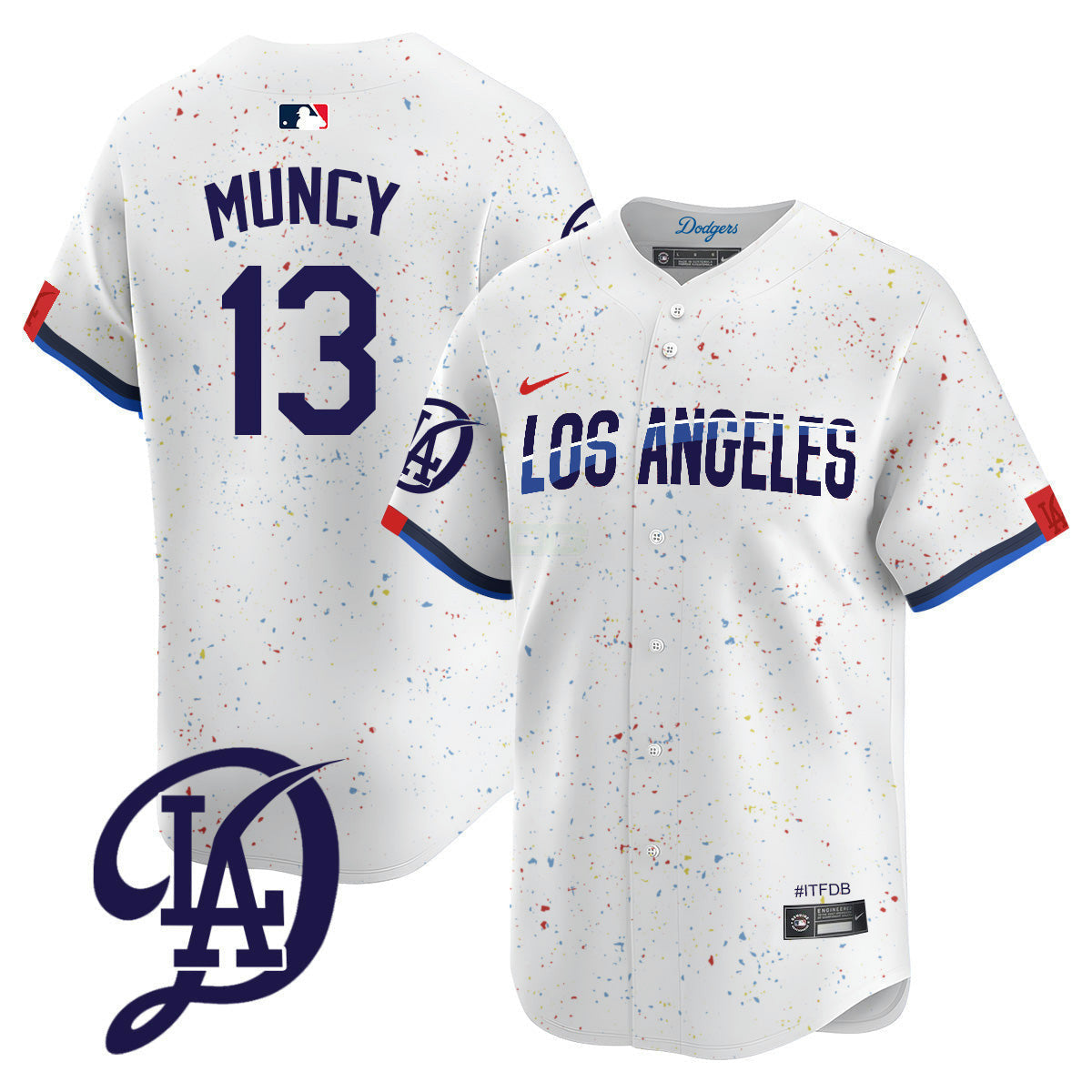 Camisa MLB Los Angeles Dodgers Men’s 2024 City Connect Vapor Premier Limited Jersey