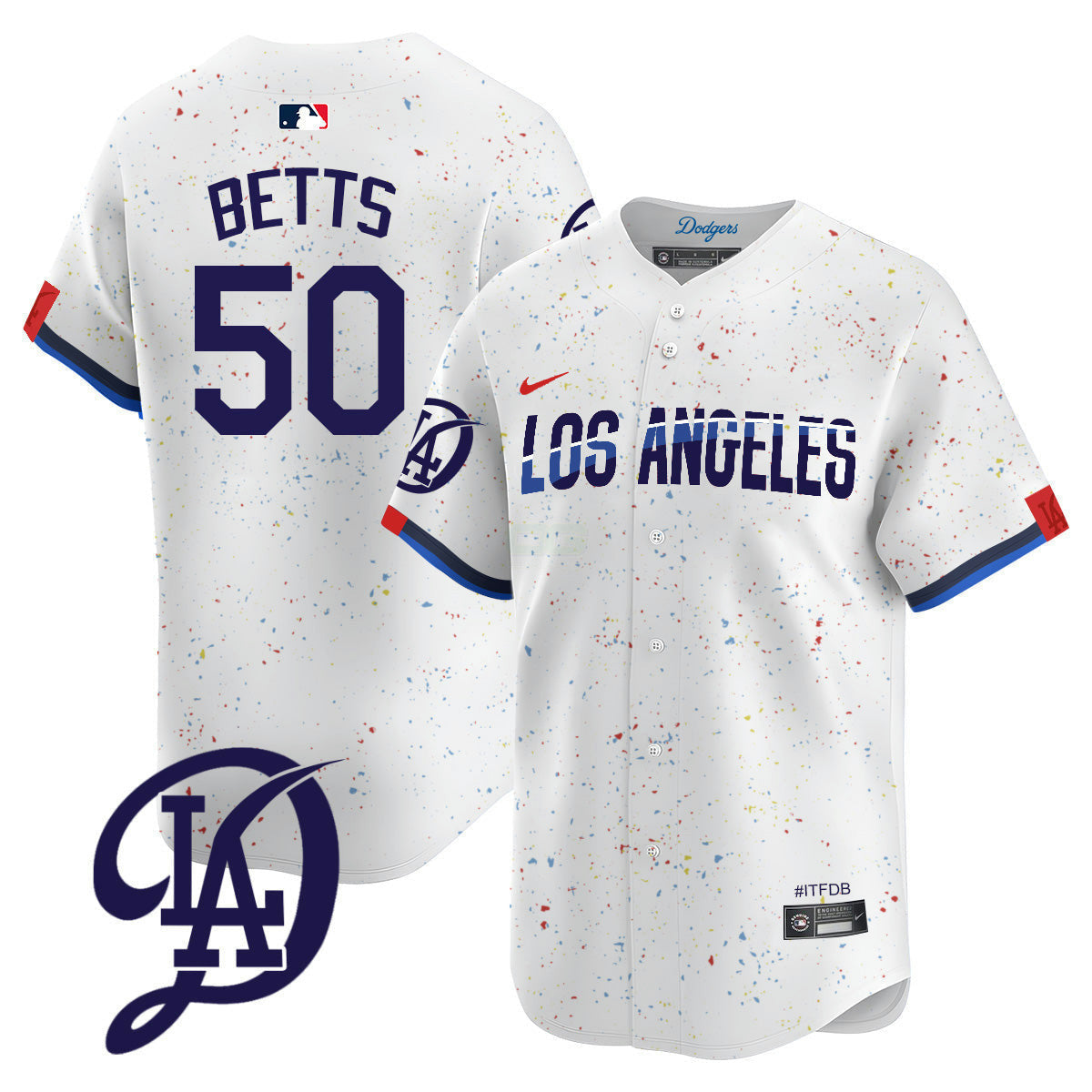 Camisa MLB Los Angeles Dodgers Men’s 2024 City Connect Vapor Premier Limited Jersey
