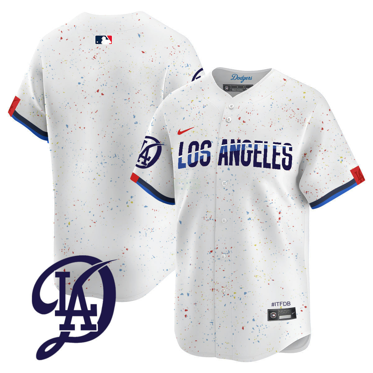 Camisa MLB Los Angeles Dodgers Men’s 2024 City Connect Vapor Premier Limited Jersey