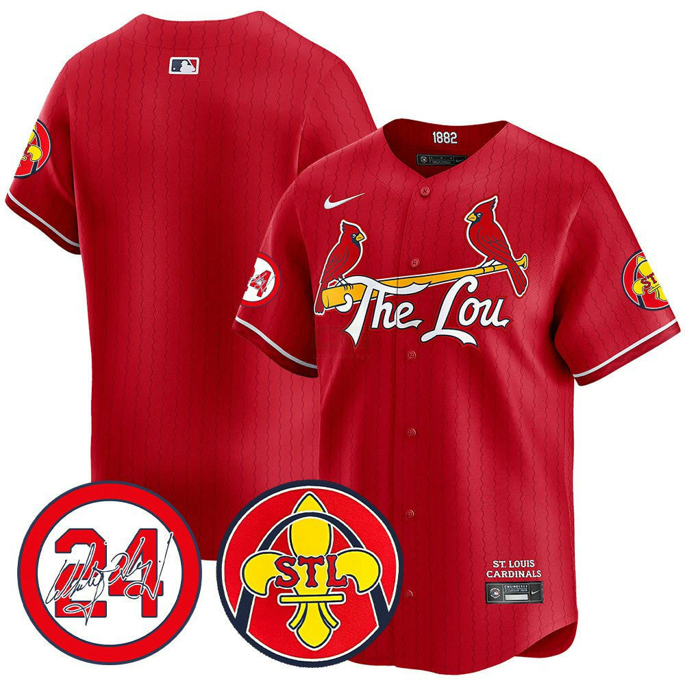 Camisa MLB Men’s 2024 City Connect Whitey Herzog Patch Vapor Premier Limited Jersey V2