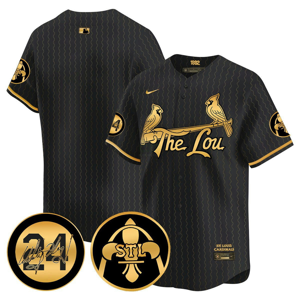 Camisa MLB Men’s 2024 City Connect Whitey Herzog Patch Vapor Premier Limited Jersey V2
