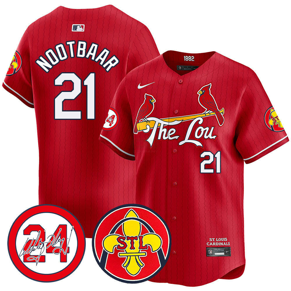 Camisa MLB Men’s 2024 City Connect Whitey Herzog Patch Vapor Premier Limited Jersey V2