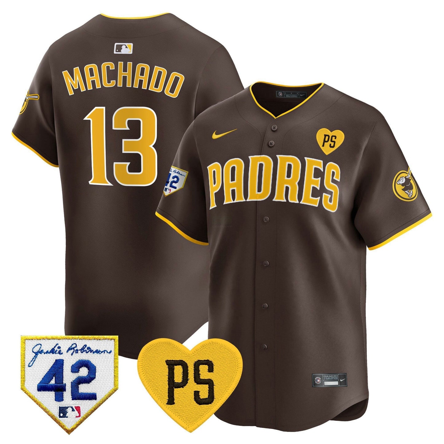 Camisa MLB Men’s 2024 “For Peter” & Robinson Patch Vapor Premier Limited Jersey