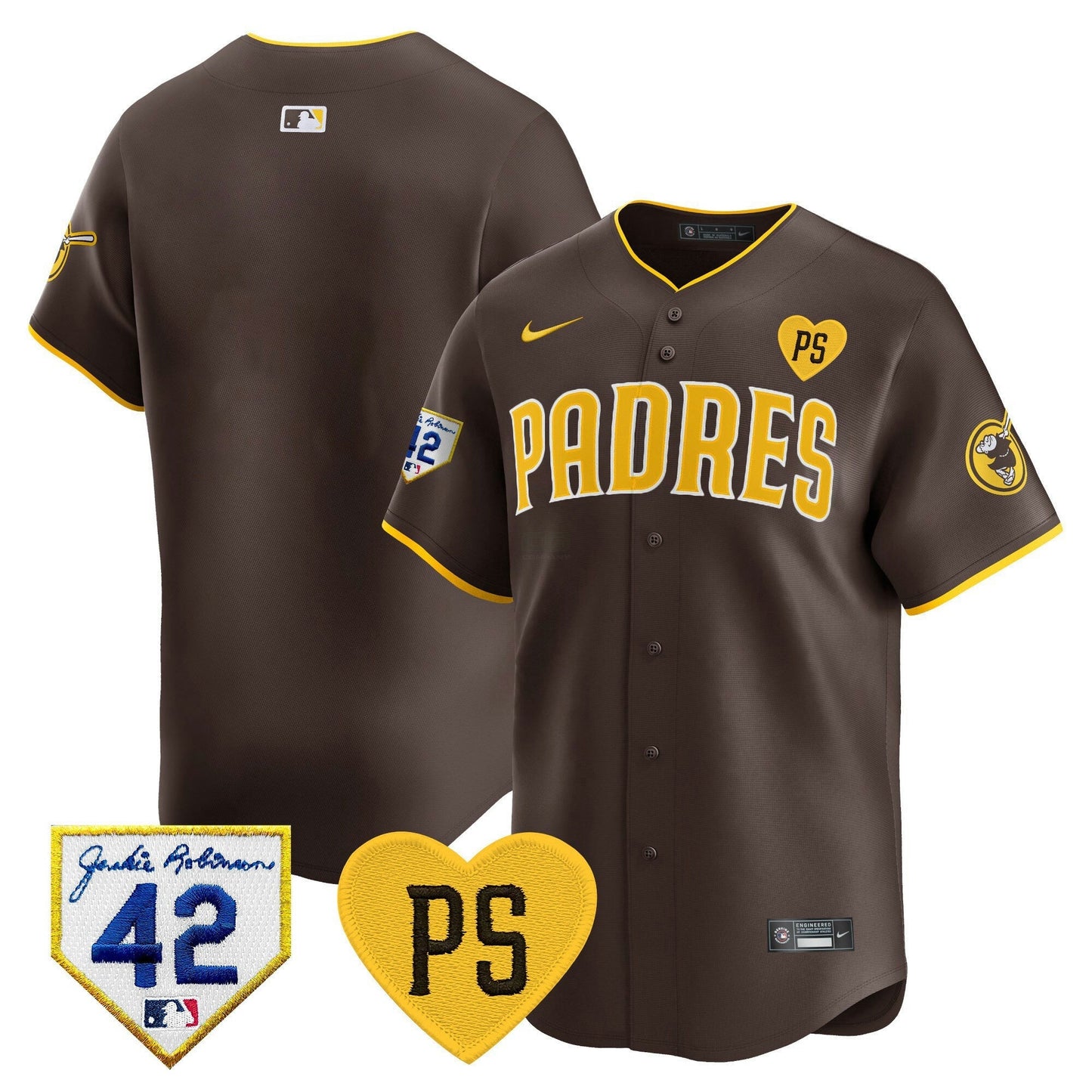 Camisa MLB Men’s 2024 “For Peter” & Robinson Patch Vapor Premier Limited Jersey