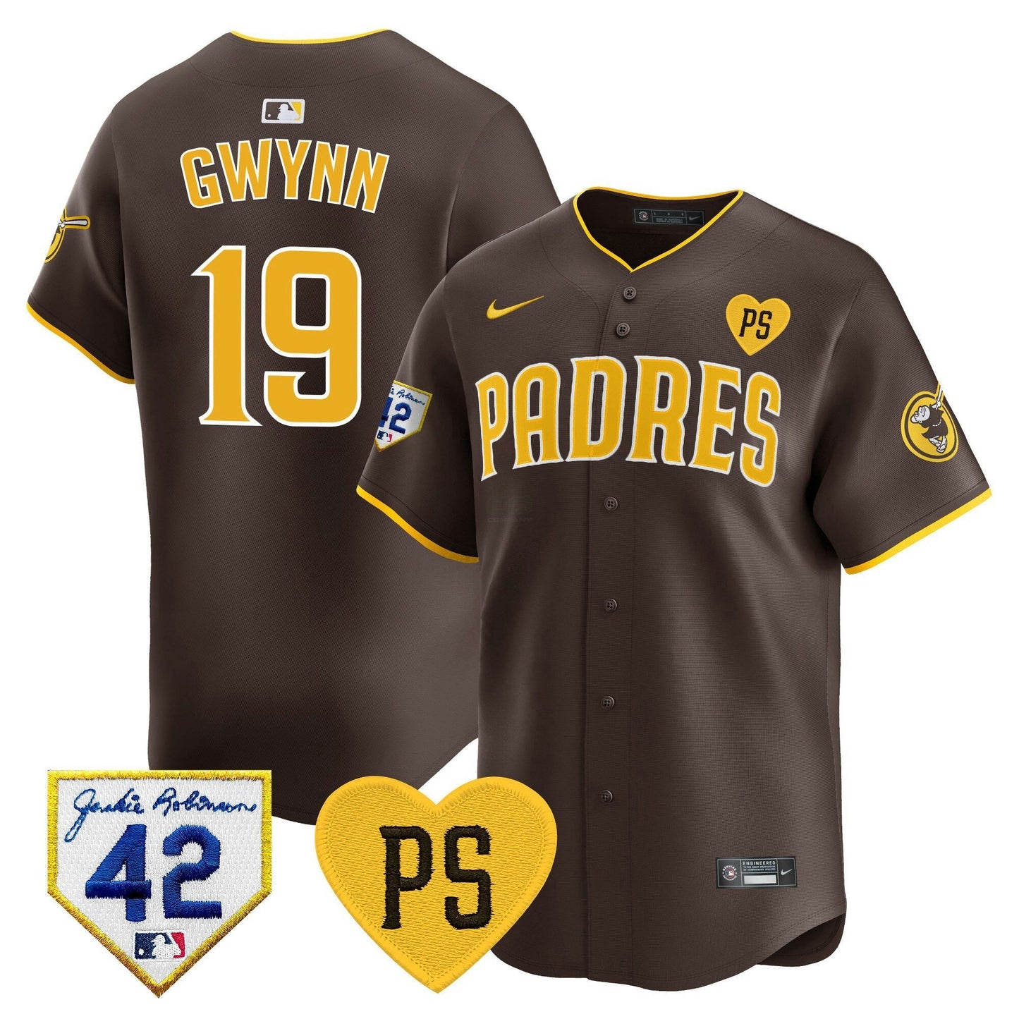 Camisa MLB Men’s 2024 “For Peter” & Robinson Patch Vapor Premier Limited Jersey