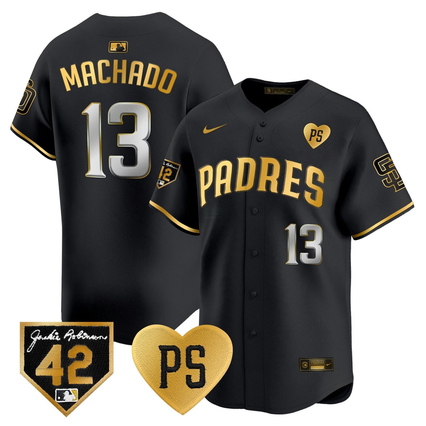 Camisa MLB Men’s 2024 “For Peter” & Robinson Patch Vapor Premier Limited Jersey
