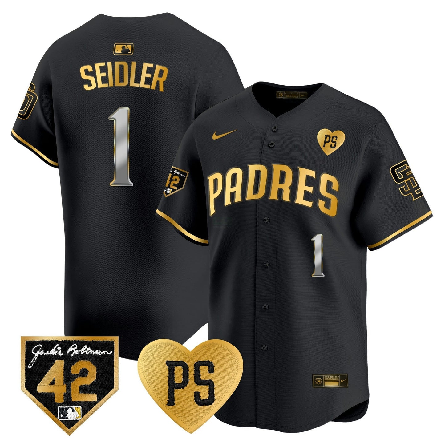 Camisa MLB Men’s 2024 “For Peter” & Robinson Patch Vapor Premier Limited Jersey
