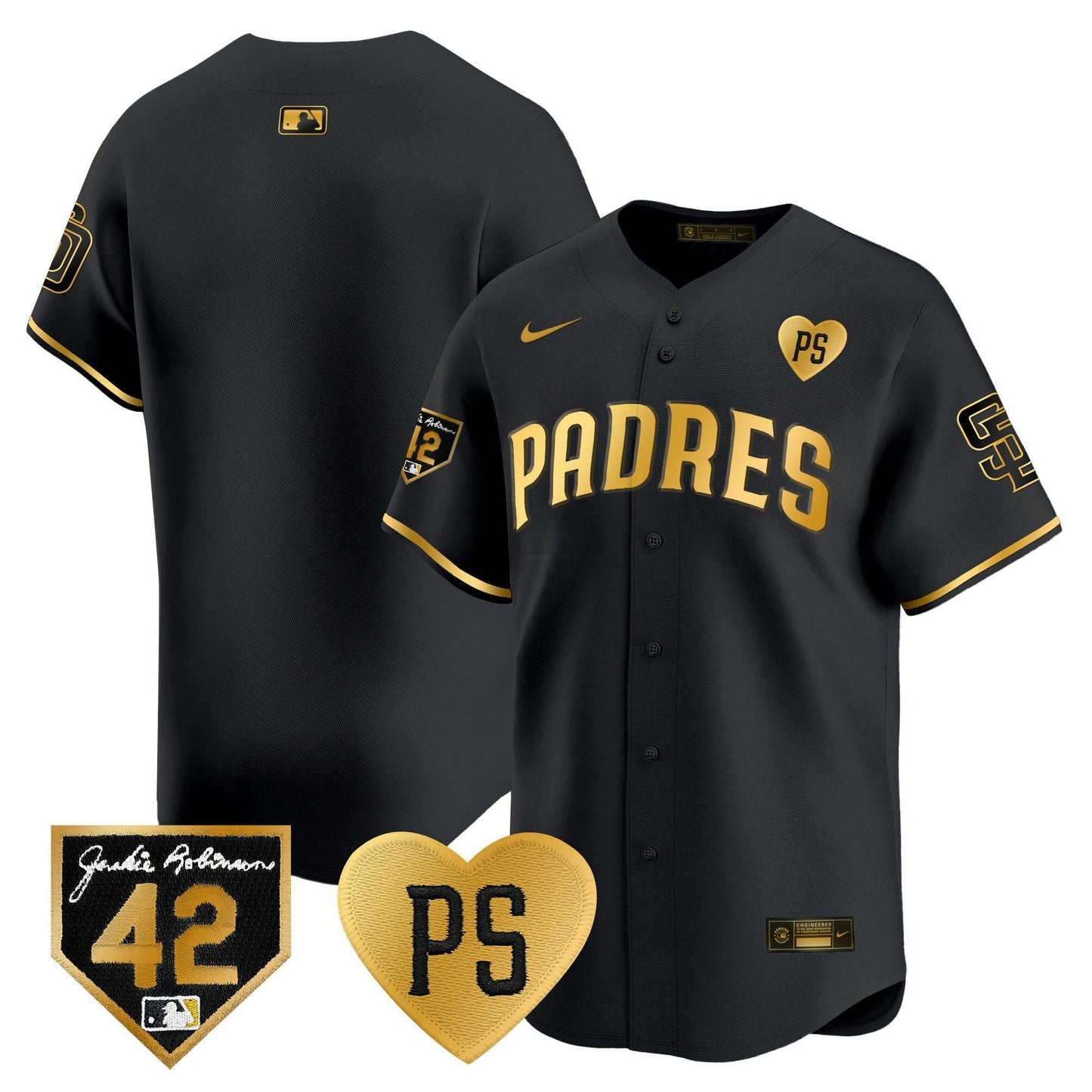 Camisa MLB Men’s 2024 “For Peter” & Robinson Patch Vapor Premier Limited Jersey