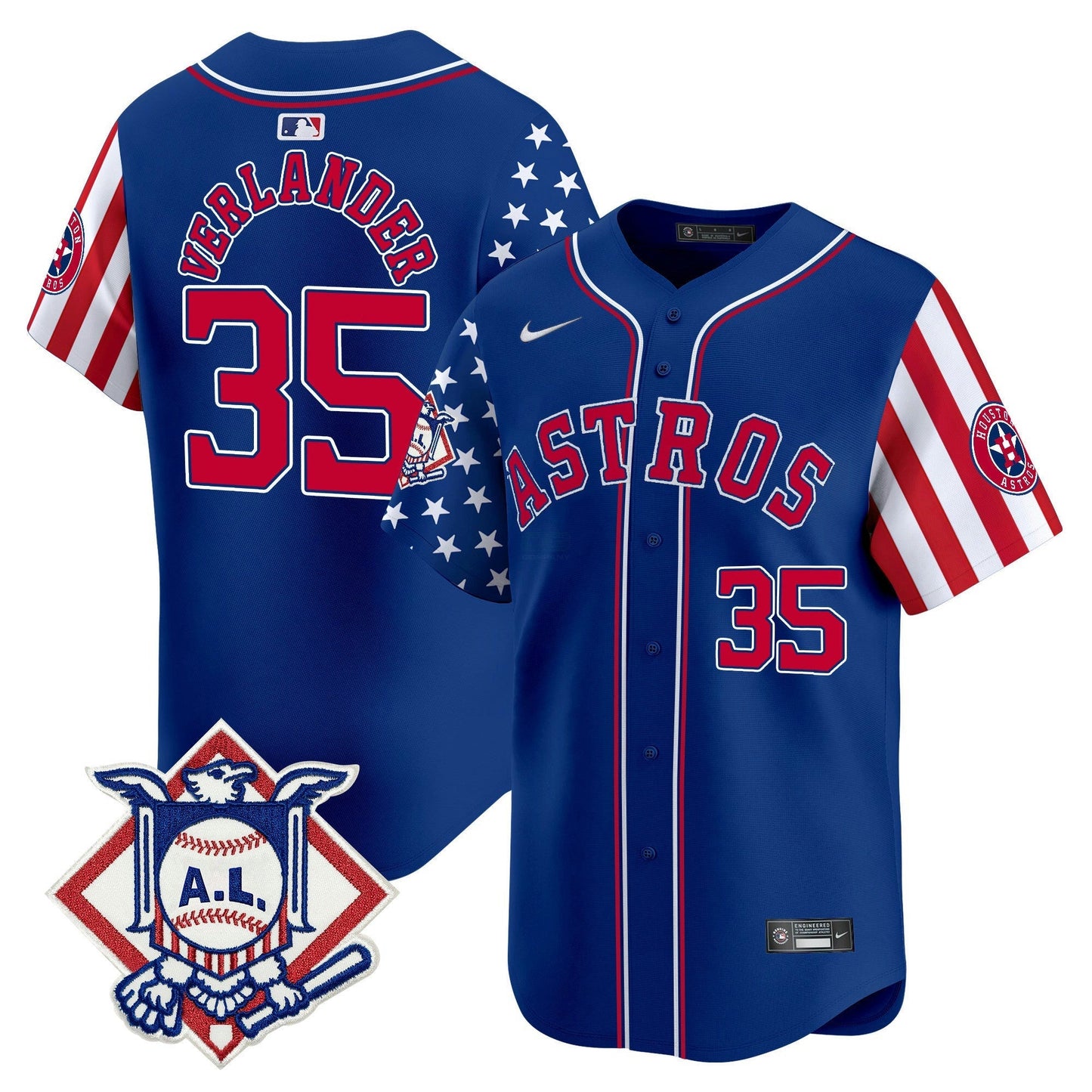 Camisa MLB Men’s 2024 Fourth of July Vapor Premier Limited Jersey V2