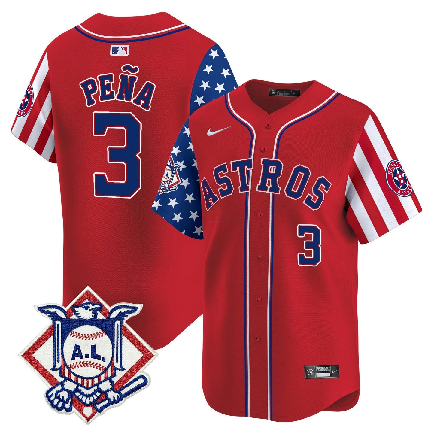 Camisa MLB Men’s 2024 Fourth of July Vapor Premier Limited Jersey V2