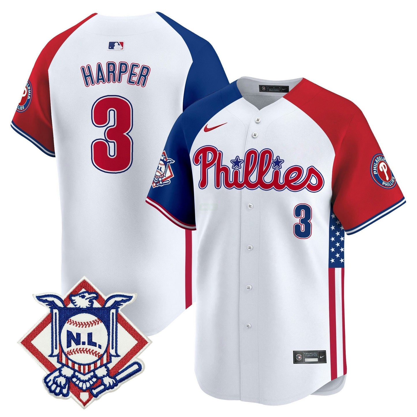 Camisa MLB Men’s 2024 Fourth of July Vapor Premier Limited Jersey V4