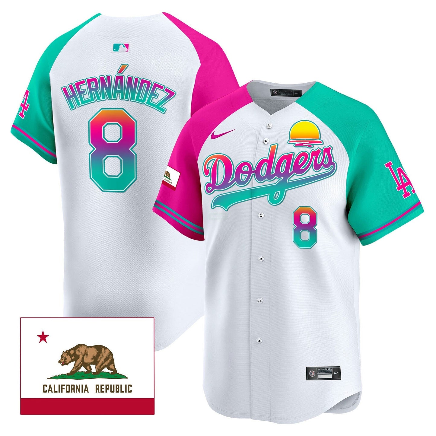 Camisa MLB Men’s 2024 Los Angeles City Style Vapor Premier Limited Jersey